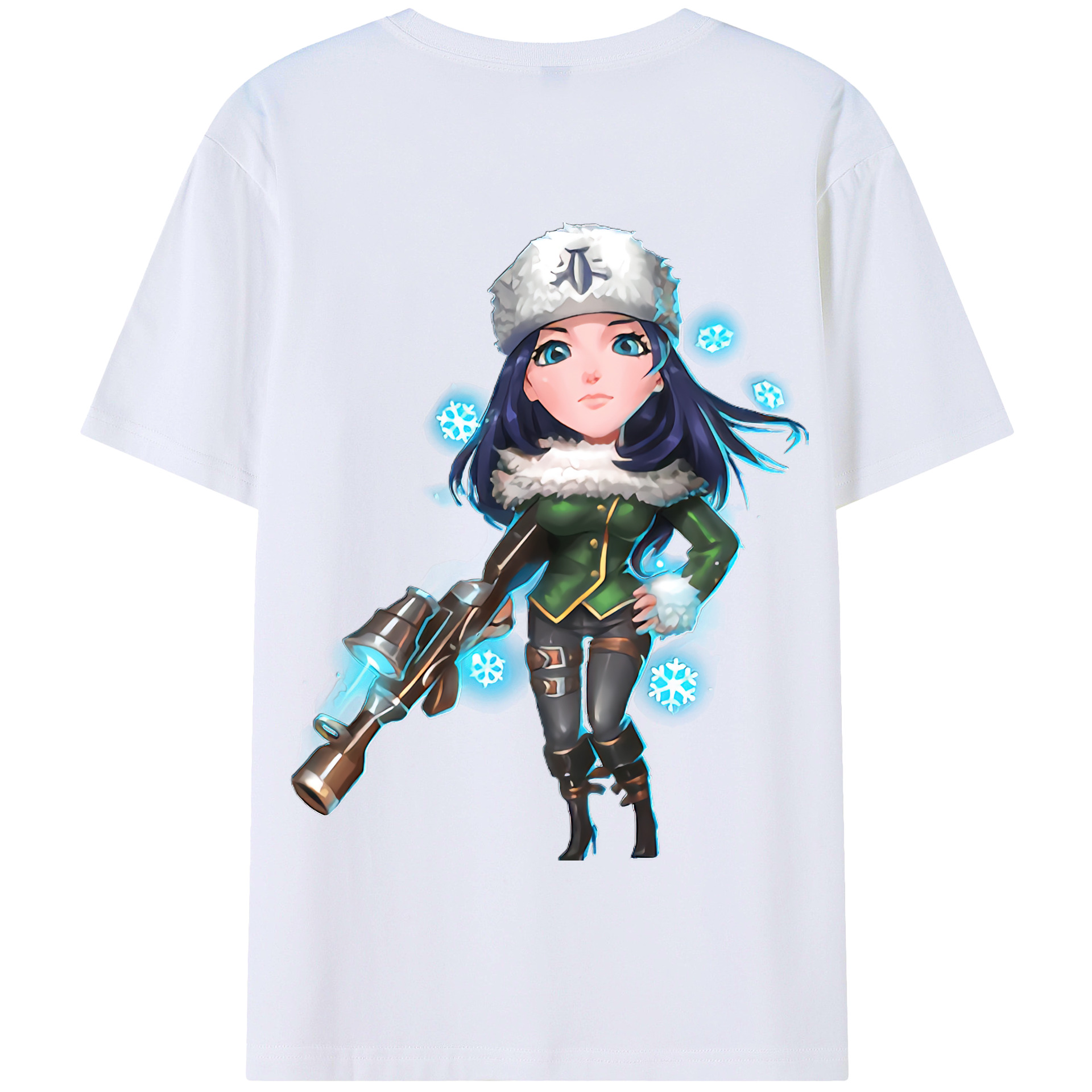 リーグ・オブ・レジェンド League of Legends LOL 綿100％半袖Tシャツ（背面プリント）