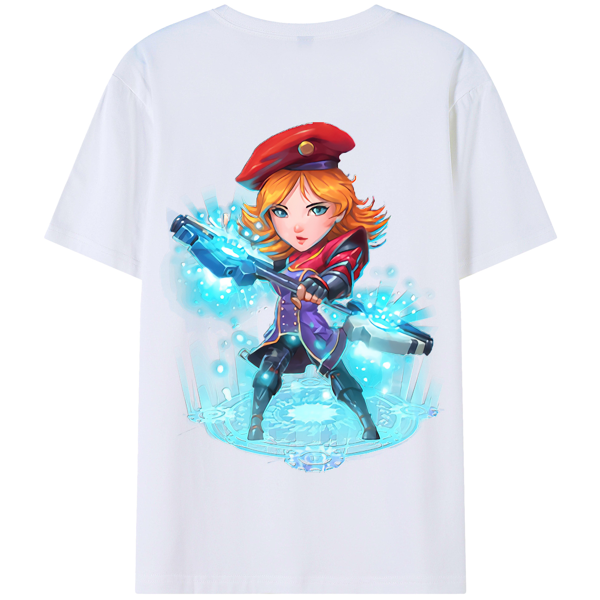 リーグ・オブ・レジェンド League of Legends LOL 綿100％半袖Tシャツ（背面プリント）