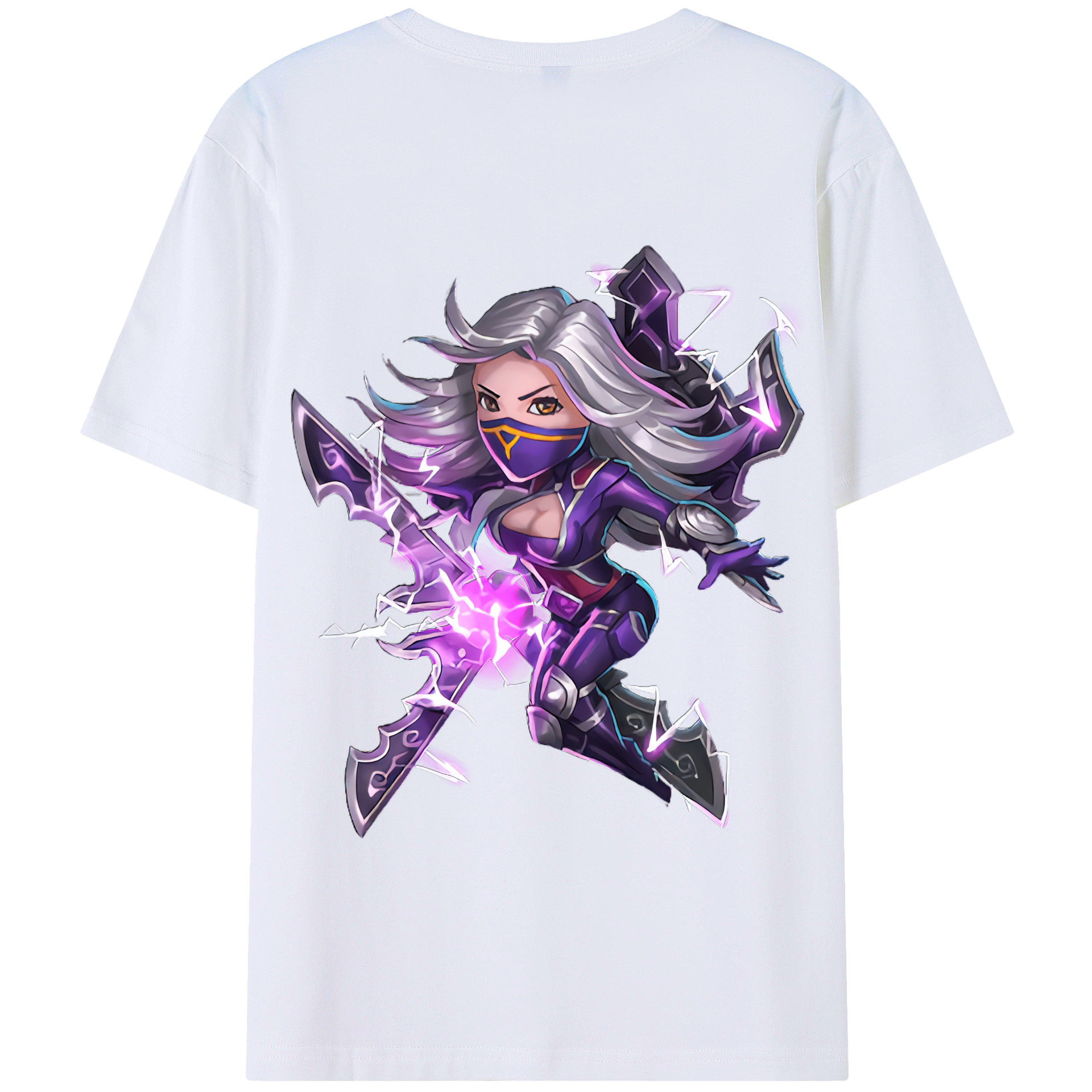 リーグ・オブ・レジェンド League of Legends LOL 綿100％半袖Tシャツ（背面プリント）