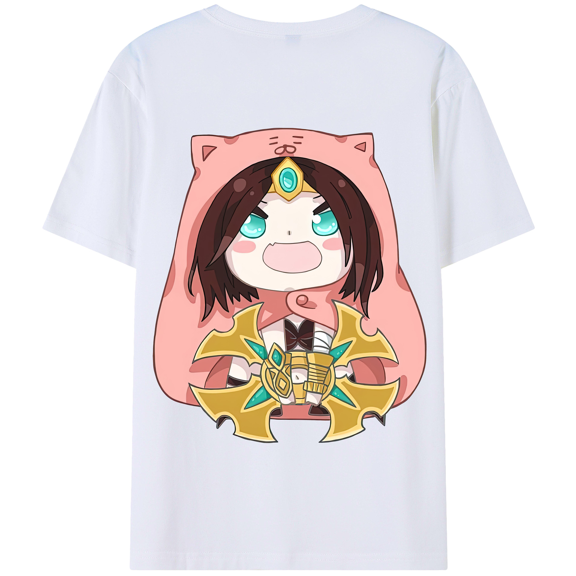リーグ・オブ・レジェンド League of Legends LOL 綿100％半袖Tシャツ（背面プリント）
