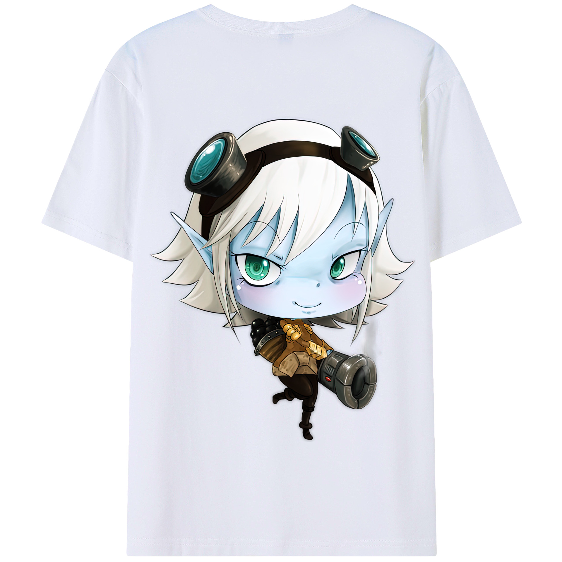 リーグ・オブ・レジェンド League of Legends LOL 綿100％半袖Tシャツ（背面プリント）