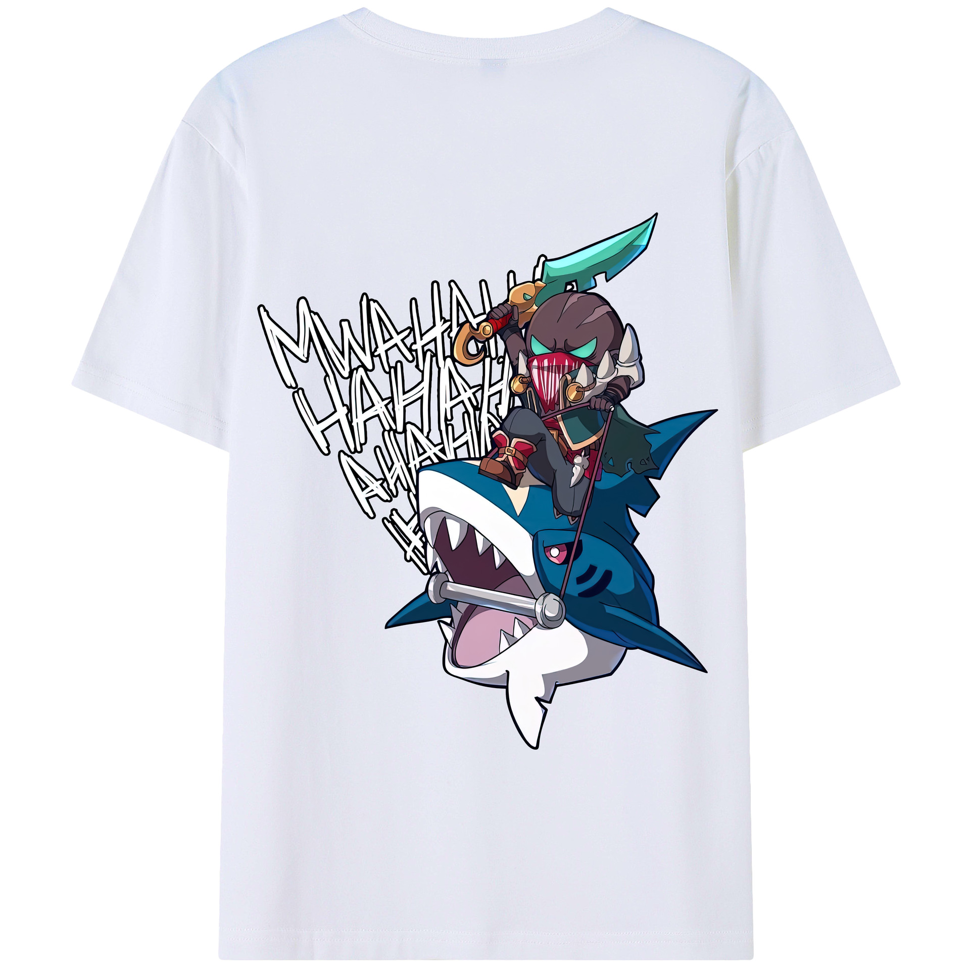 リーグ・オブ・レジェンド League of Legends LOL 綿100％半袖Tシャツ（背面プリント）