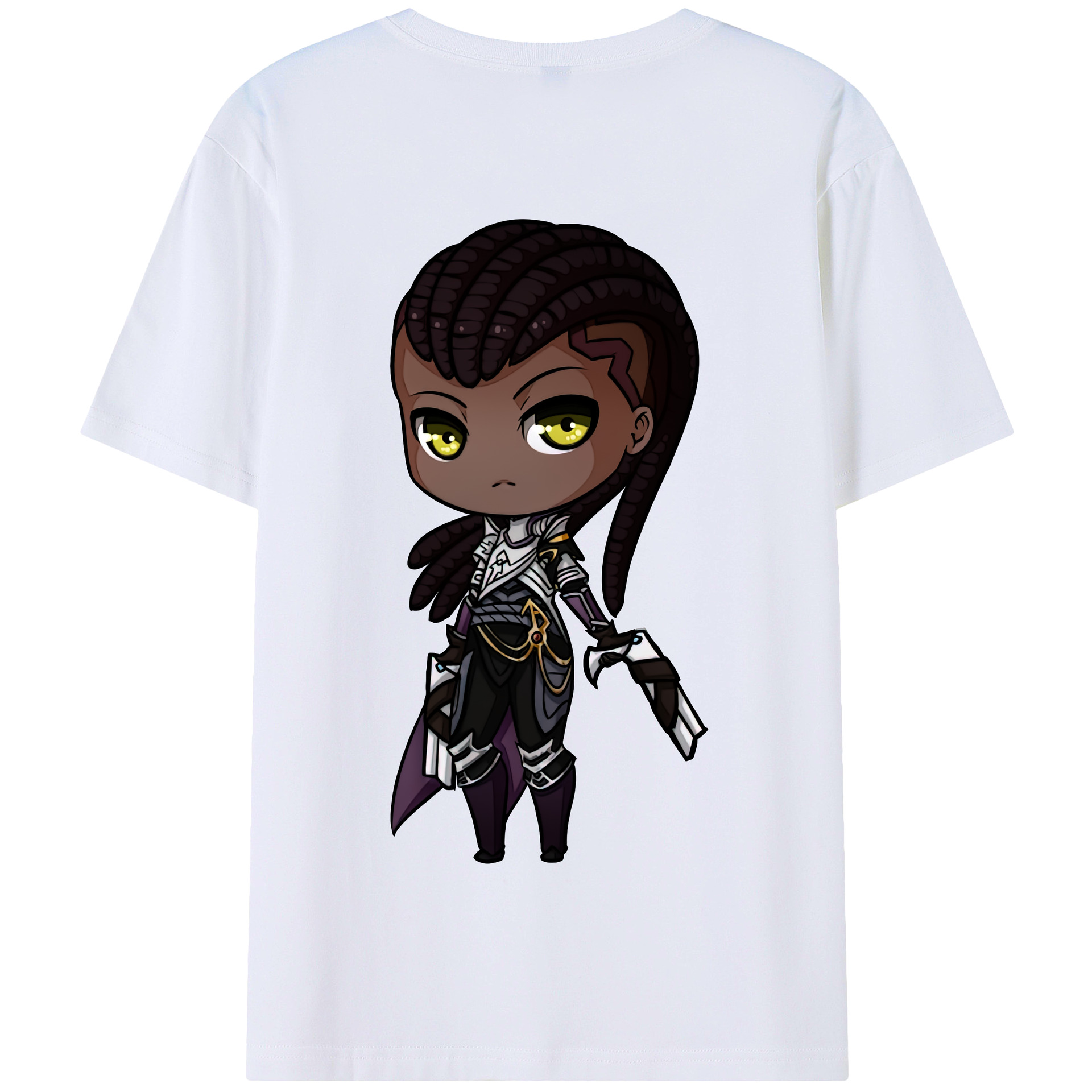 リーグ・オブ・レジェンド League of Legends LOL 綿100％半袖Tシャツ（背面プリント）