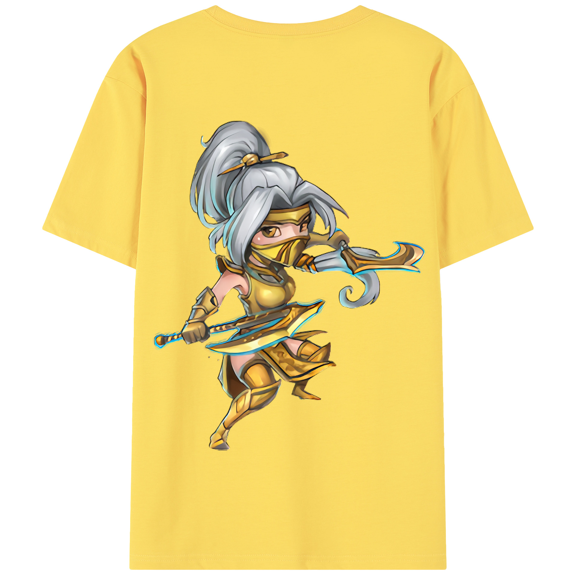 リーグ・オブ・レジェンド League of Legends LOL 綿100％半袖Tシャツ（背面プリント）
