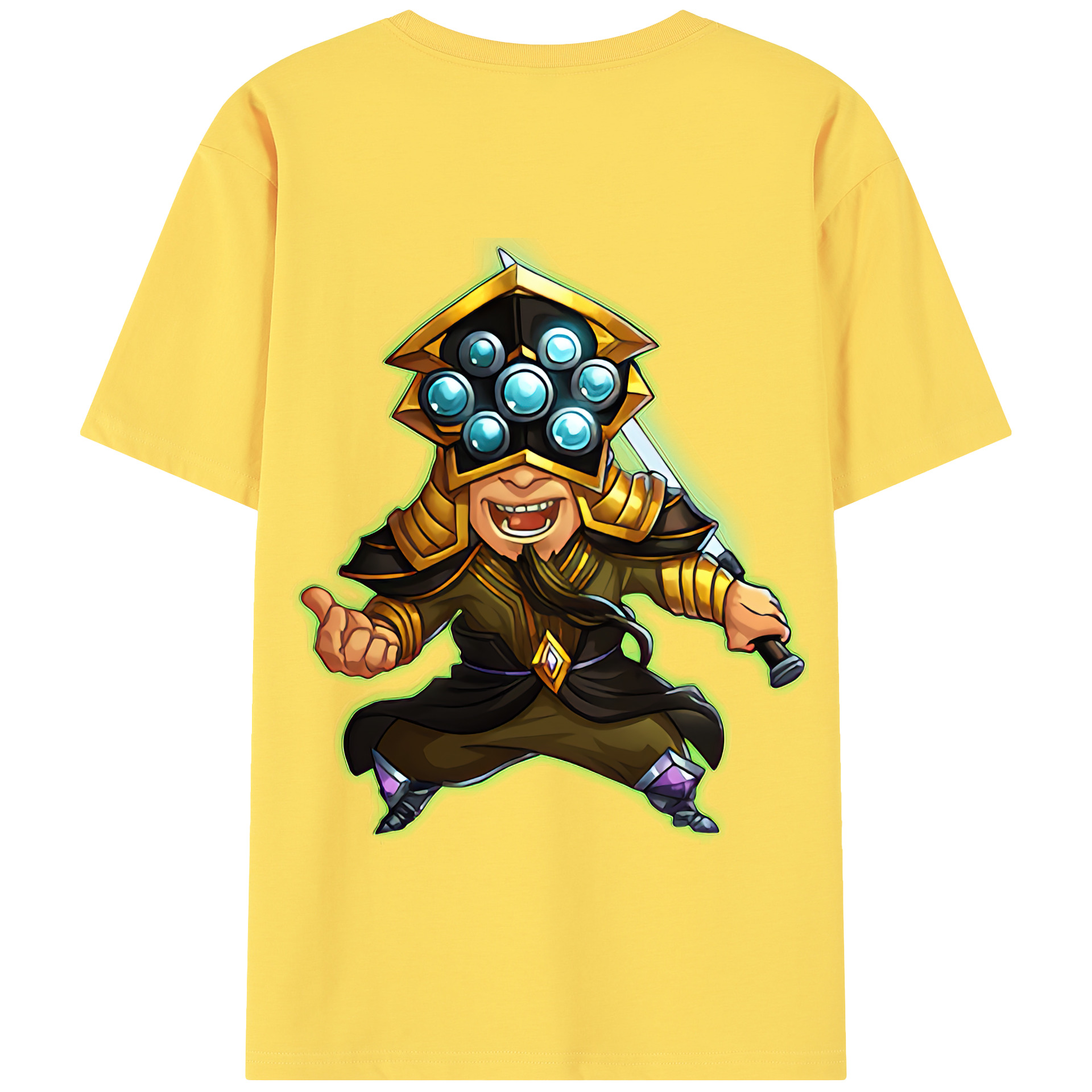 リーグ・オブ・レジェンド League of Legends LOL 綿100％半袖Tシャツ（背面プリント）
