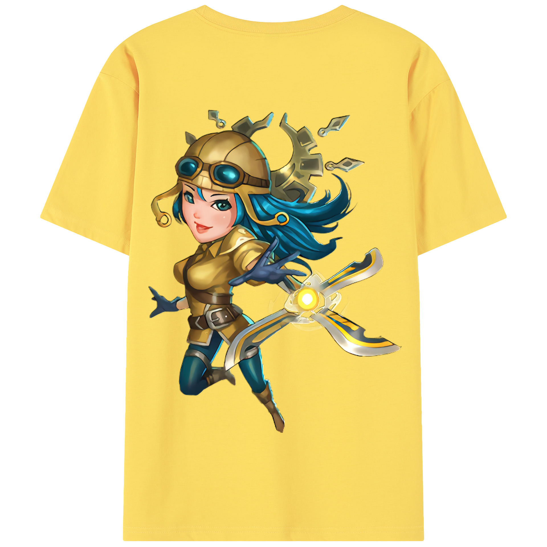 リーグ・オブ・レジェンド League of Legends LOL 綿100％半袖Tシャツ（背面プリント）