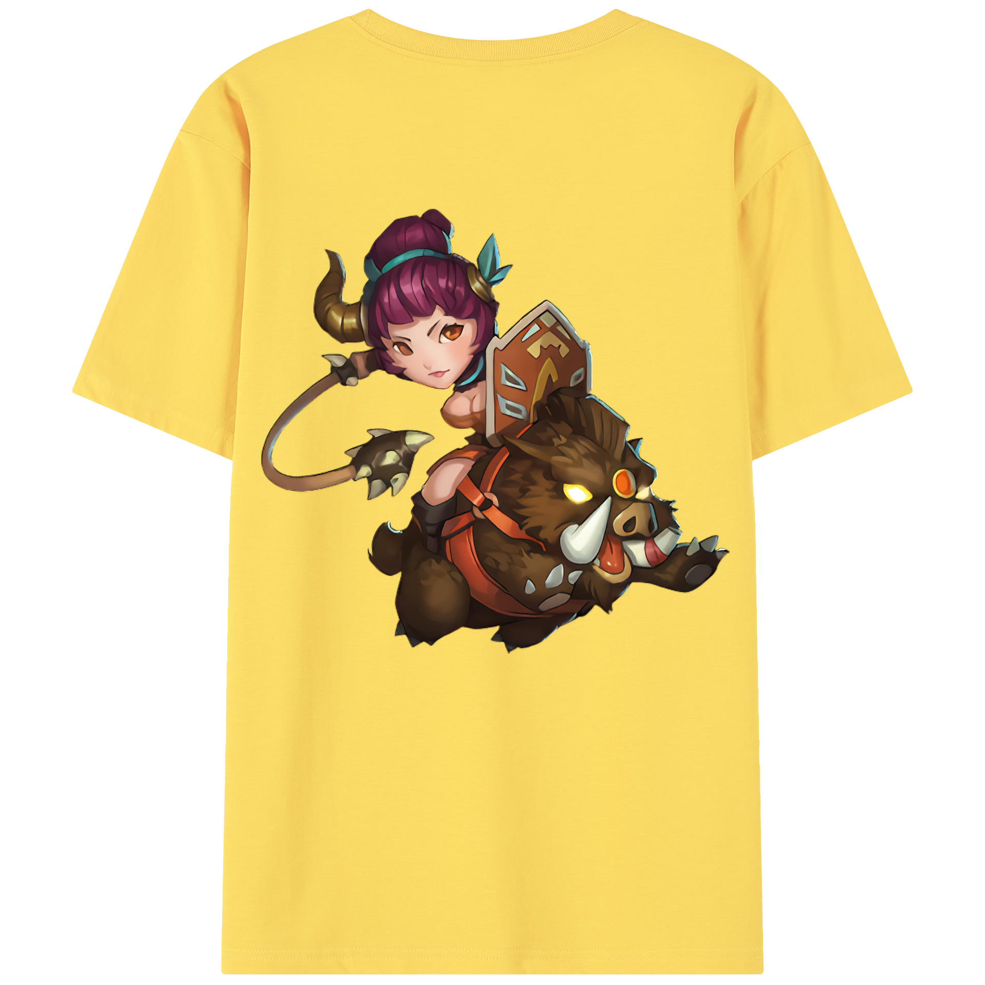 リーグ・オブ・レジェンド League of Legends LOL 綿100％半袖Tシャツ（背面プリント）