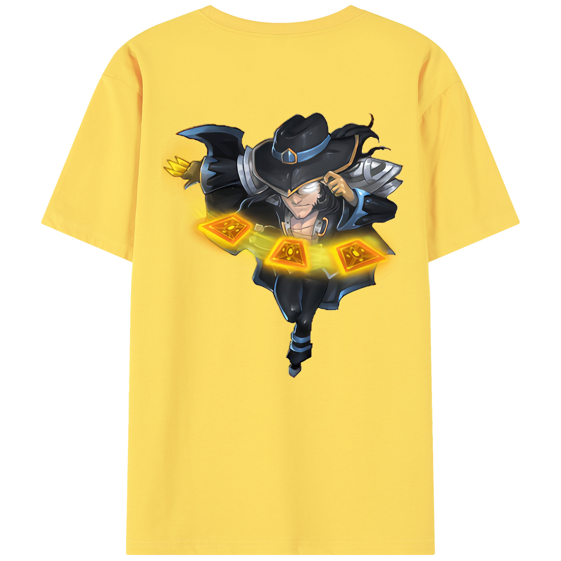 リーグ・オブ・レジェンド League of Legends LOL 綿100％半袖Tシャツ（背面プリント）