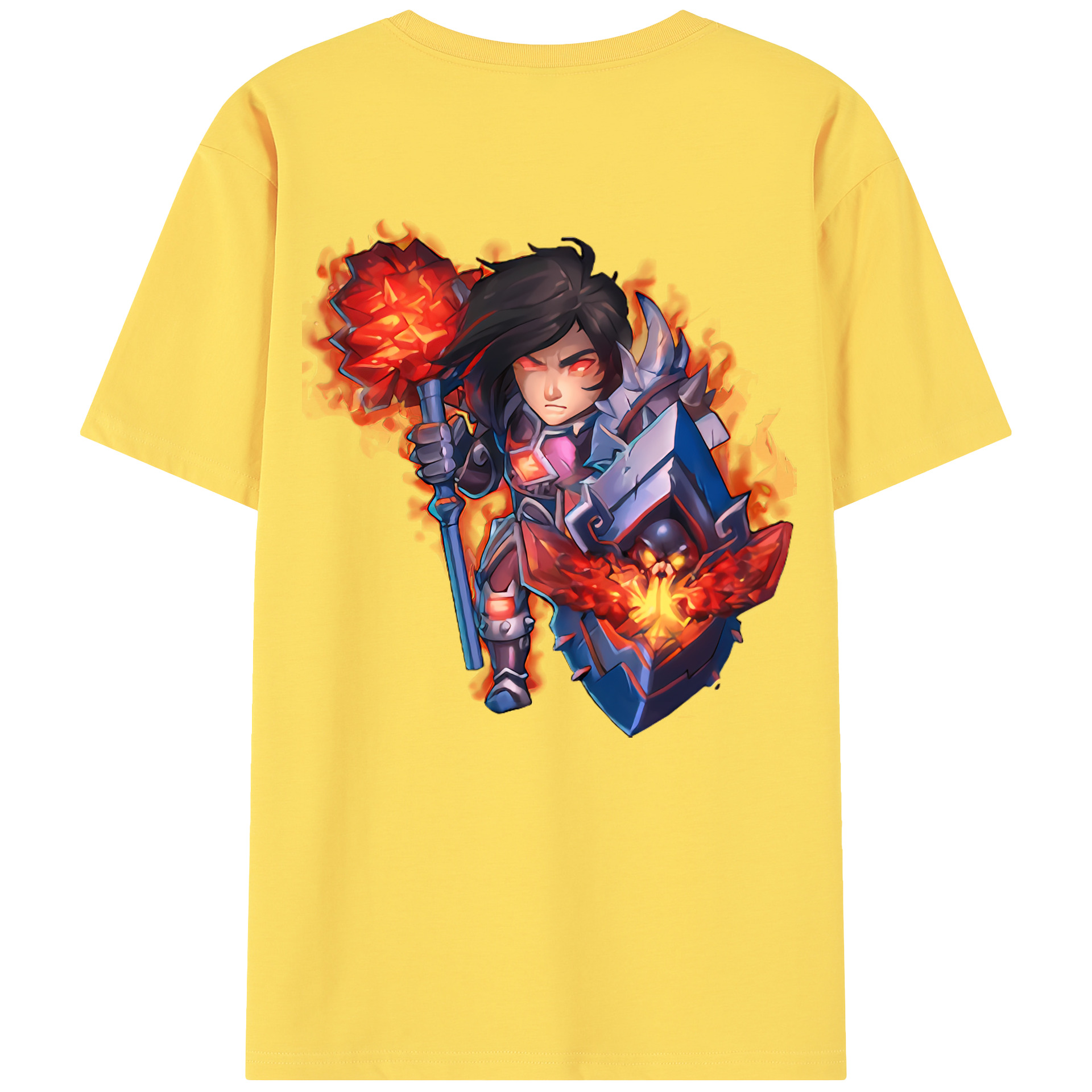 リーグ・オブ・レジェンド League of Legends LOL 綿100％半袖Tシャツ（背面プリント）
