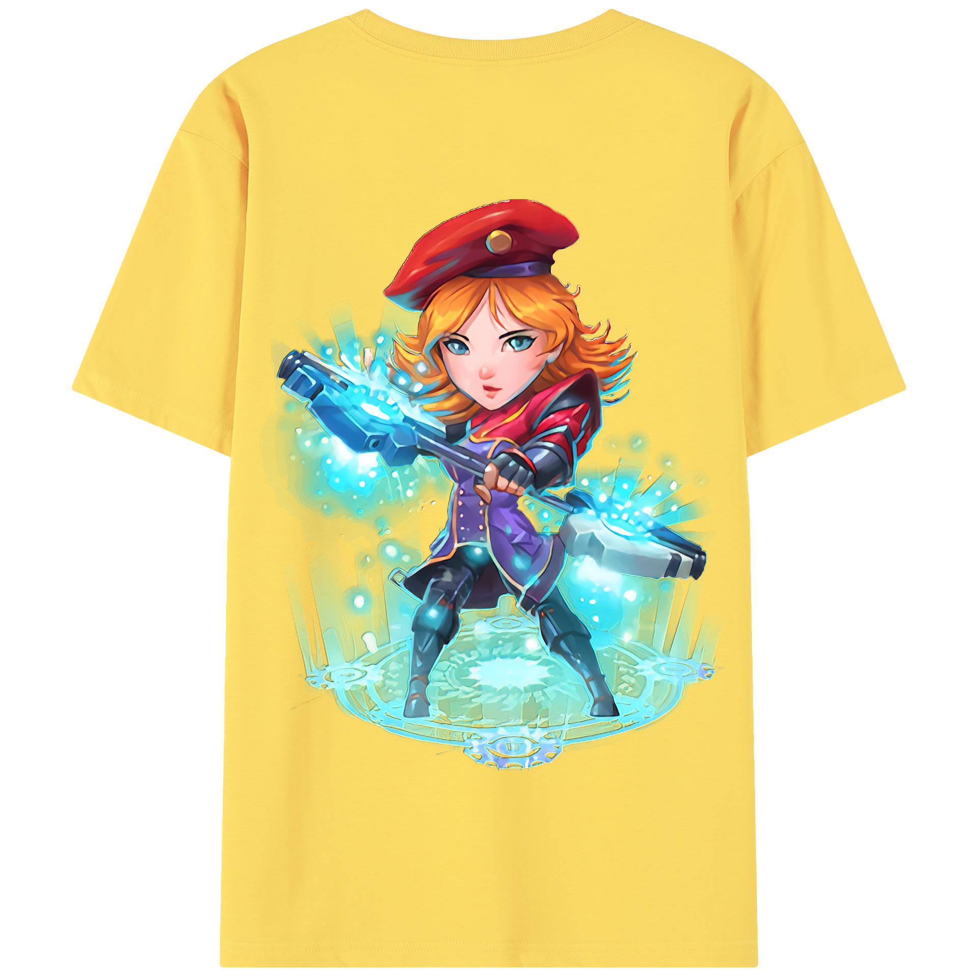 リーグ・オブ・レジェンド League of Legends LOL 綿100％半袖Tシャツ（背面プリント）