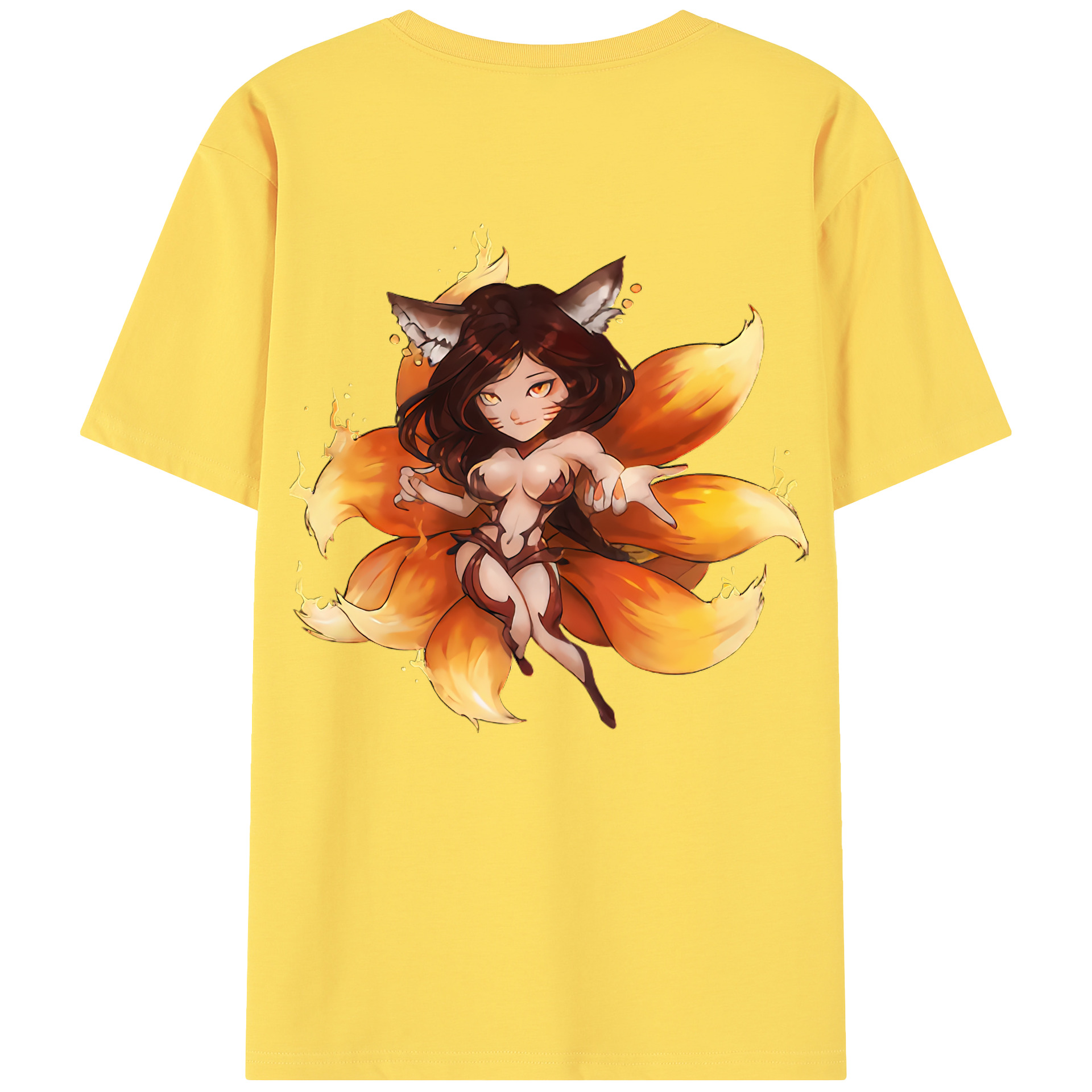 リーグ・オブ・レジェンド League of Legends LOL 綿100％半袖Tシャツ（背面プリント）