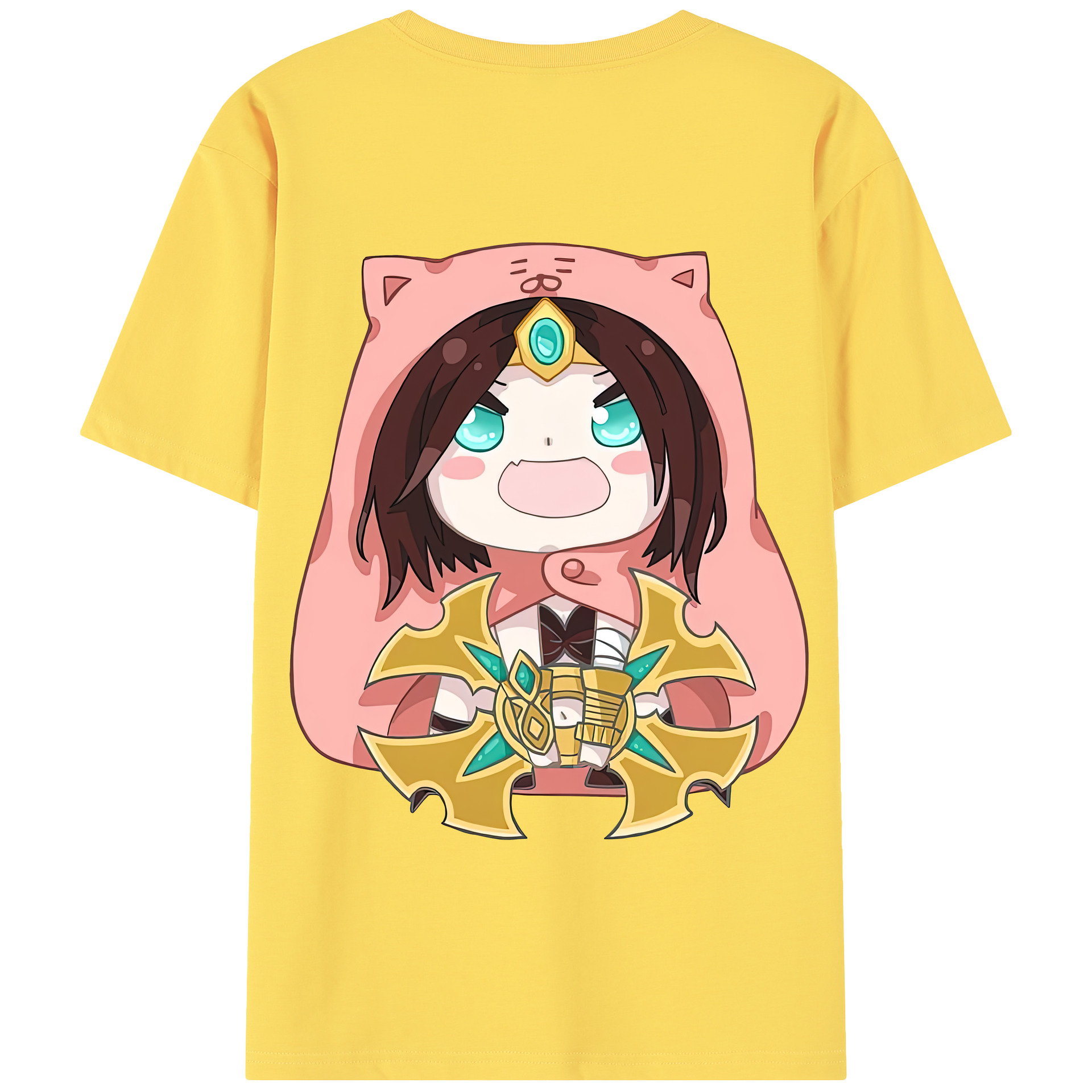 リーグ・オブ・レジェンド League of Legends LOL 綿100％半袖Tシャツ（背面プリント）