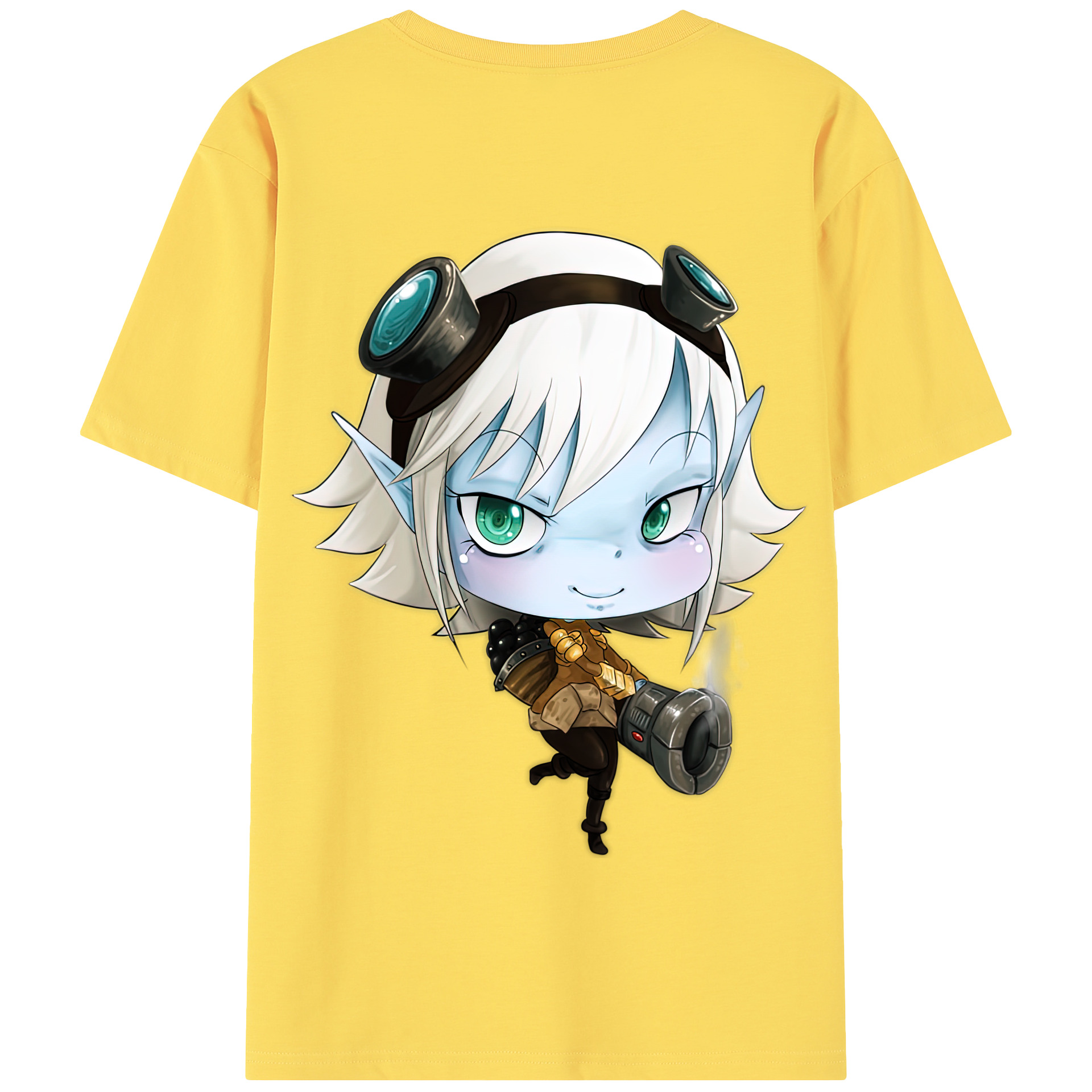 リーグ・オブ・レジェンド League of Legends LOL 綿100％半袖Tシャツ（背面プリント）