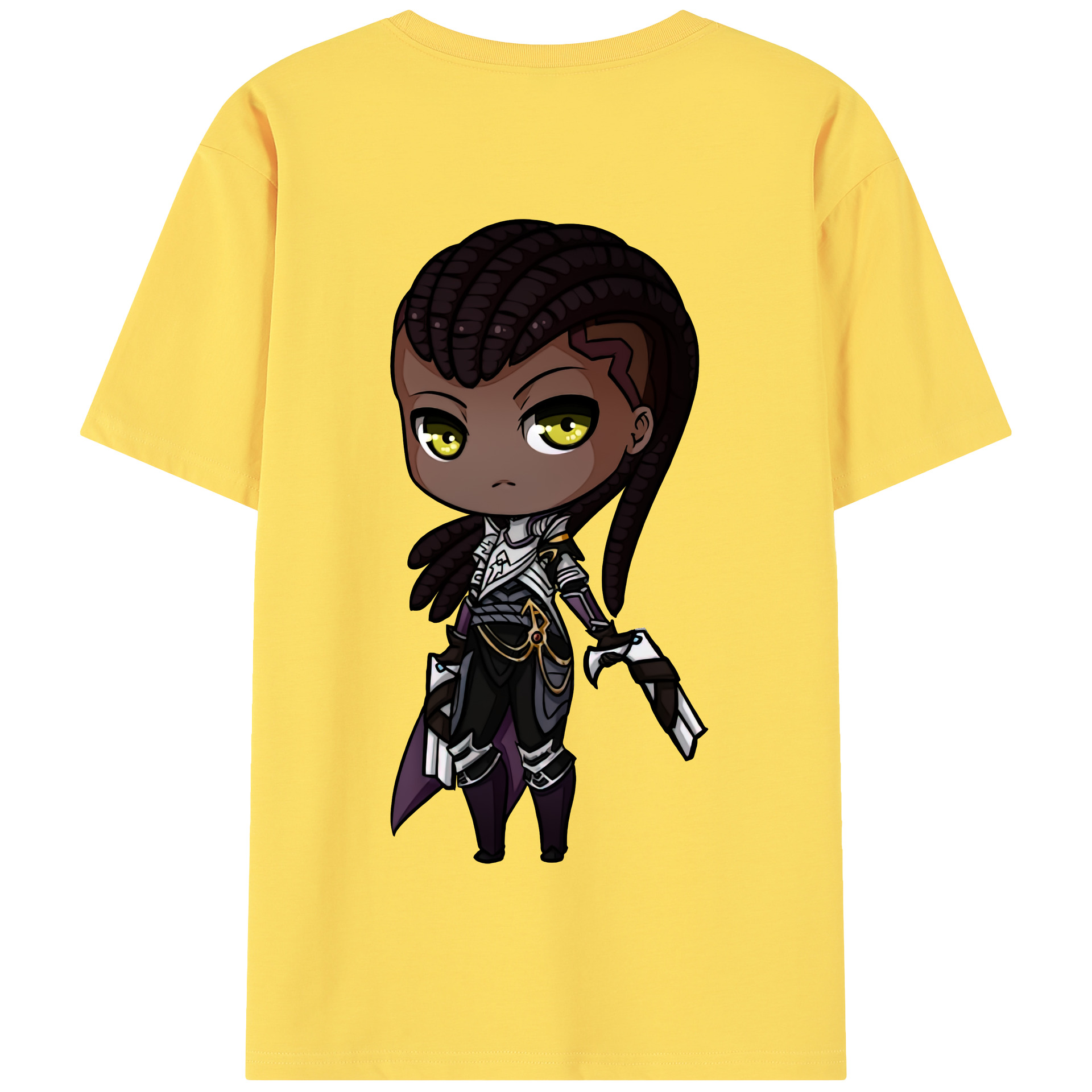 リーグ・オブ・レジェンド League of Legends LOL 綿100％半袖Tシャツ（背面プリント）