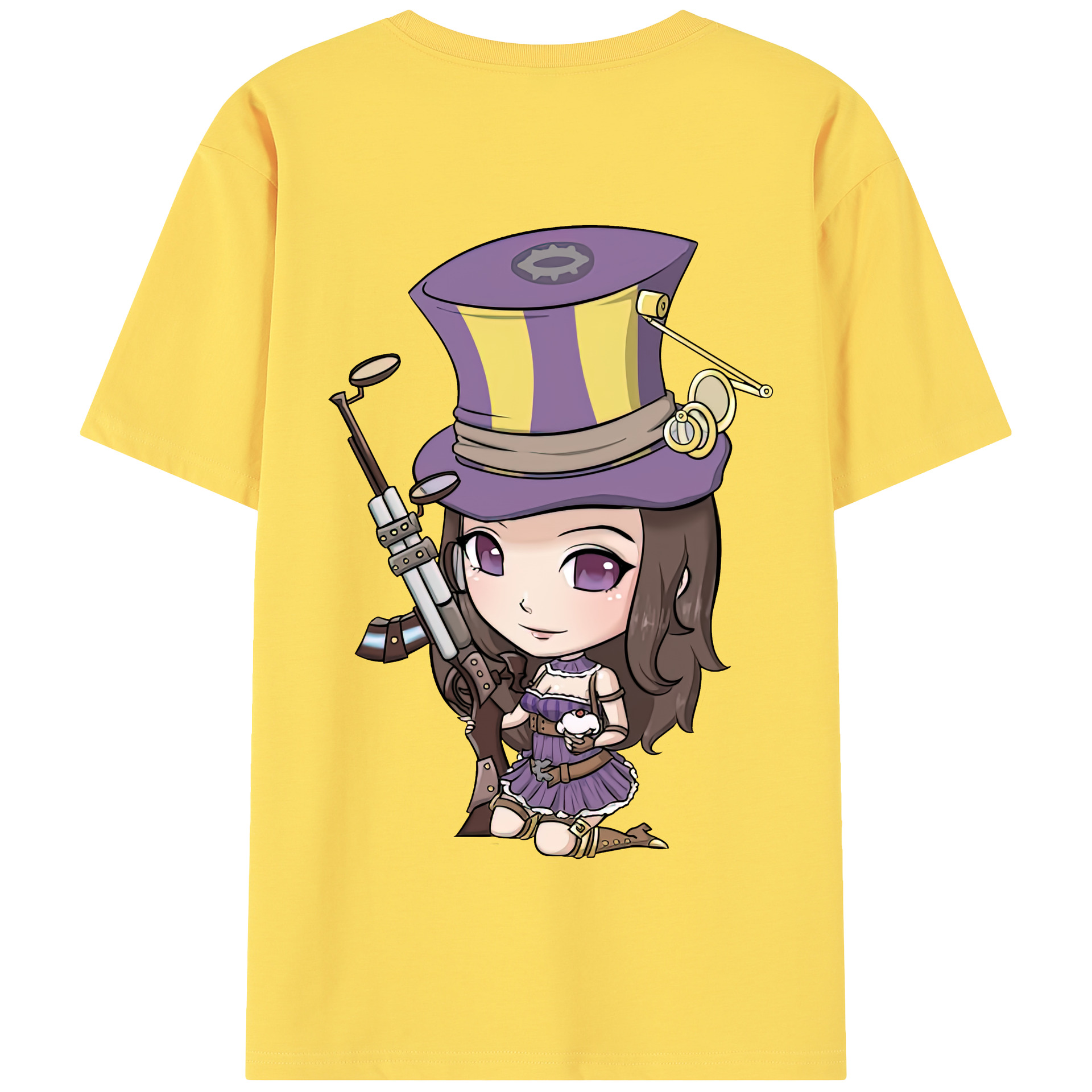 リーグ・オブ・レジェンド League of Legends LOL 綿100％半袖Tシャツ（背面プリント）