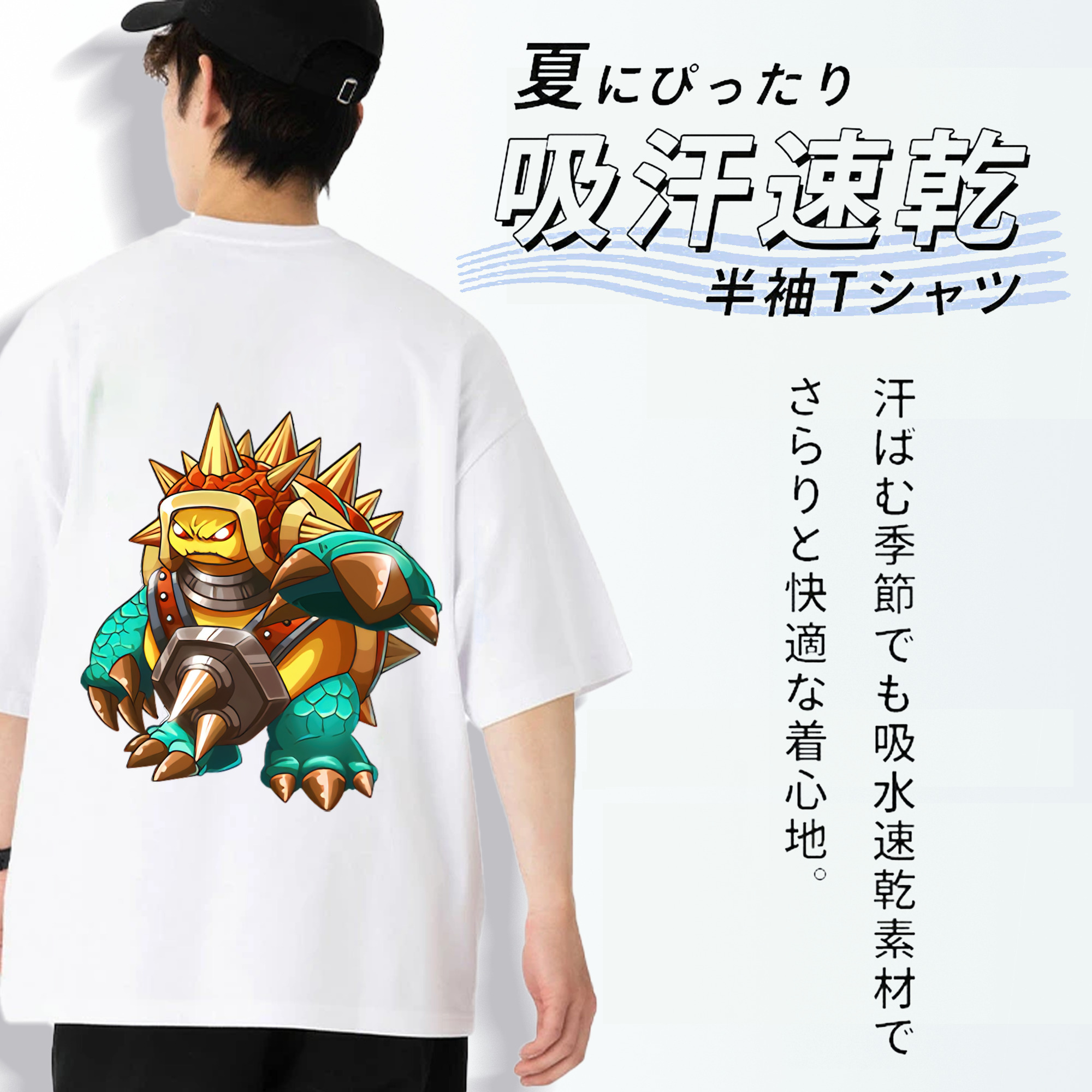 リーグ・オブ・レジェンド League of Legends LOL 綿100％半袖Tシャツ（背面プリント）