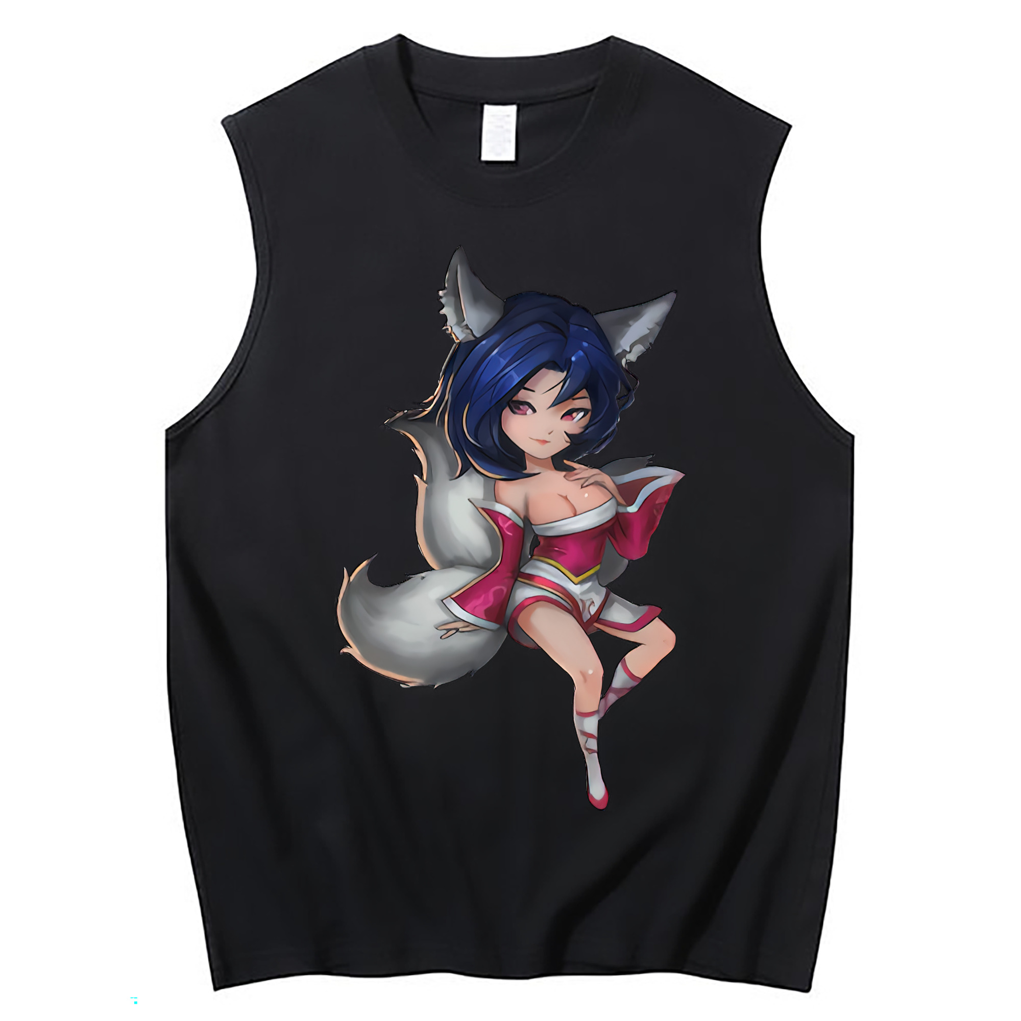 （画像用） リーグ・オブ・レジェンド League of Legends LOL コットン100％タンクトップ（フロントプリント）