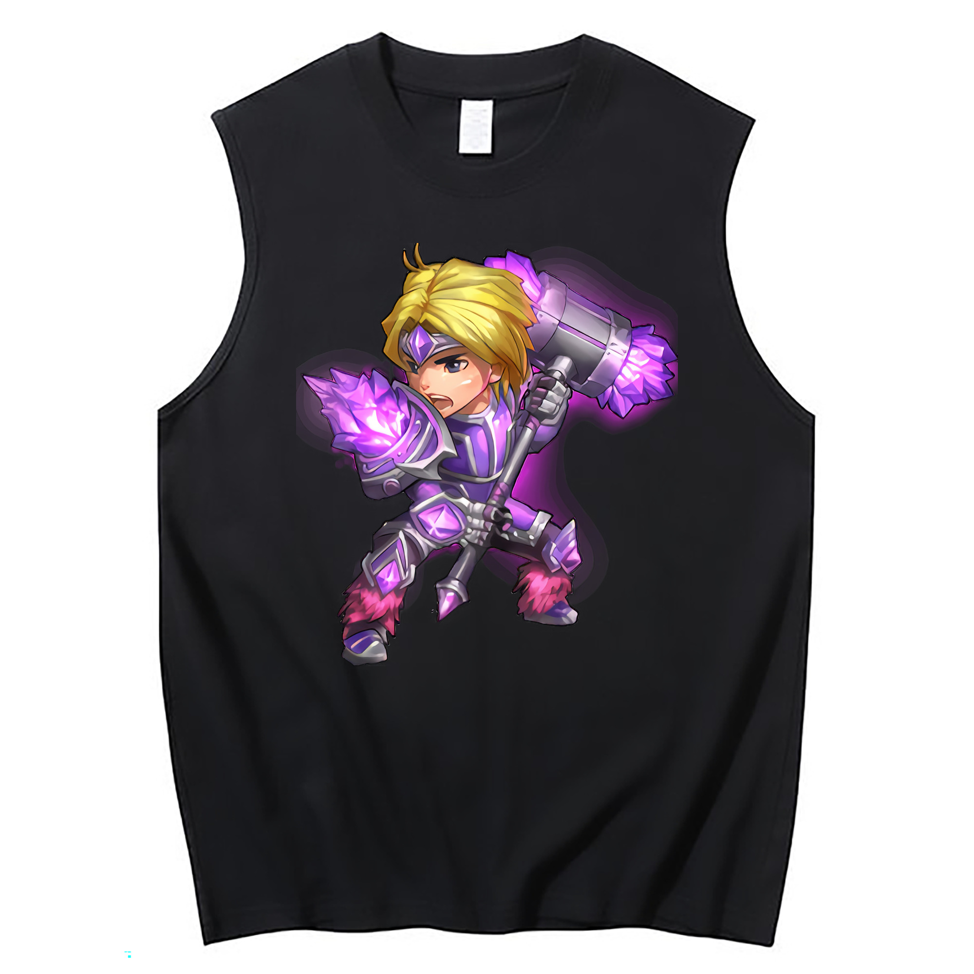 （画像用） リーグ・オブ・レジェンド League of Legends LOL コットン100％タンクトップ（フロントプリント）
