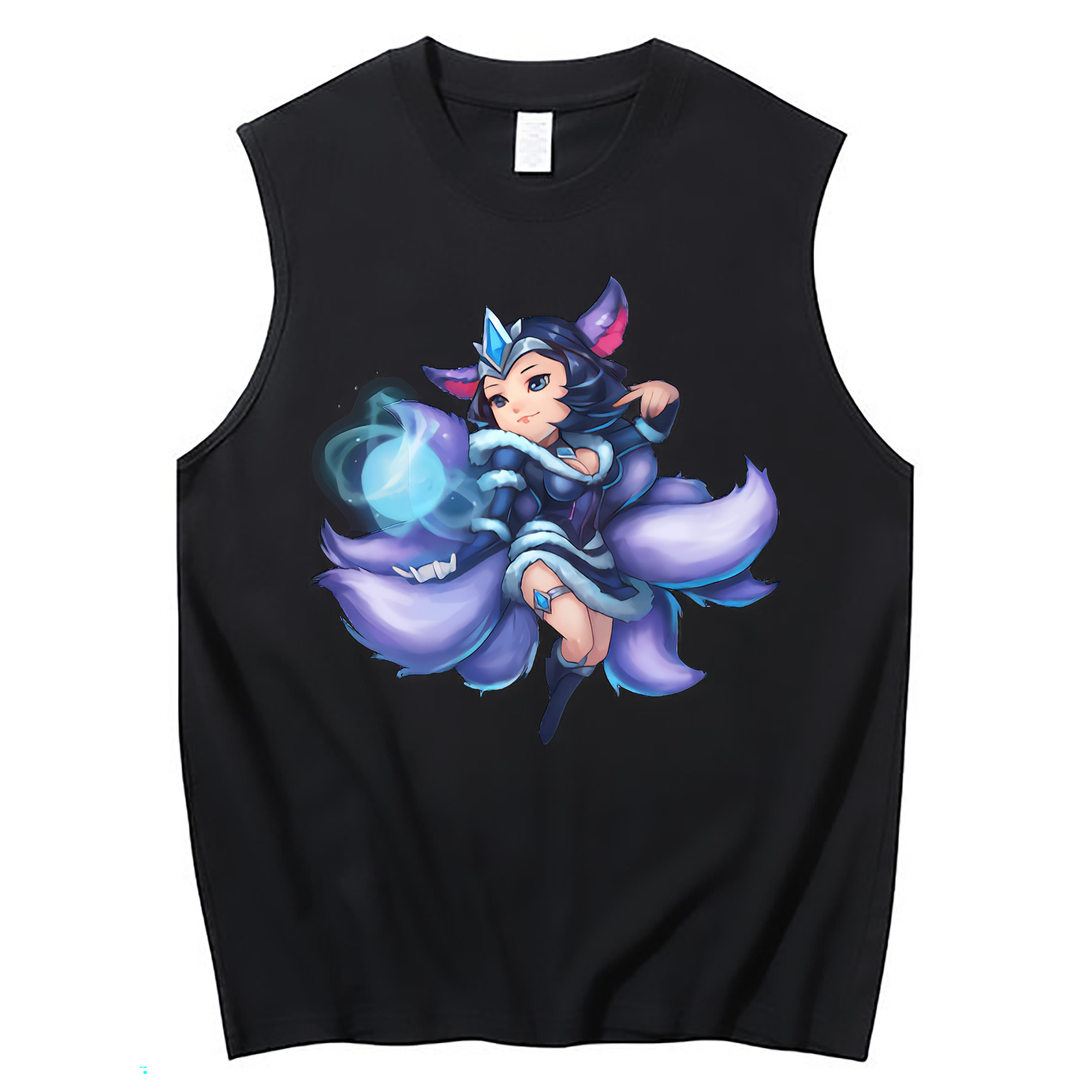 （画像用） リーグ・オブ・レジェンド League of Legends LOL コットン100％タンクトップ（フロントプリント）