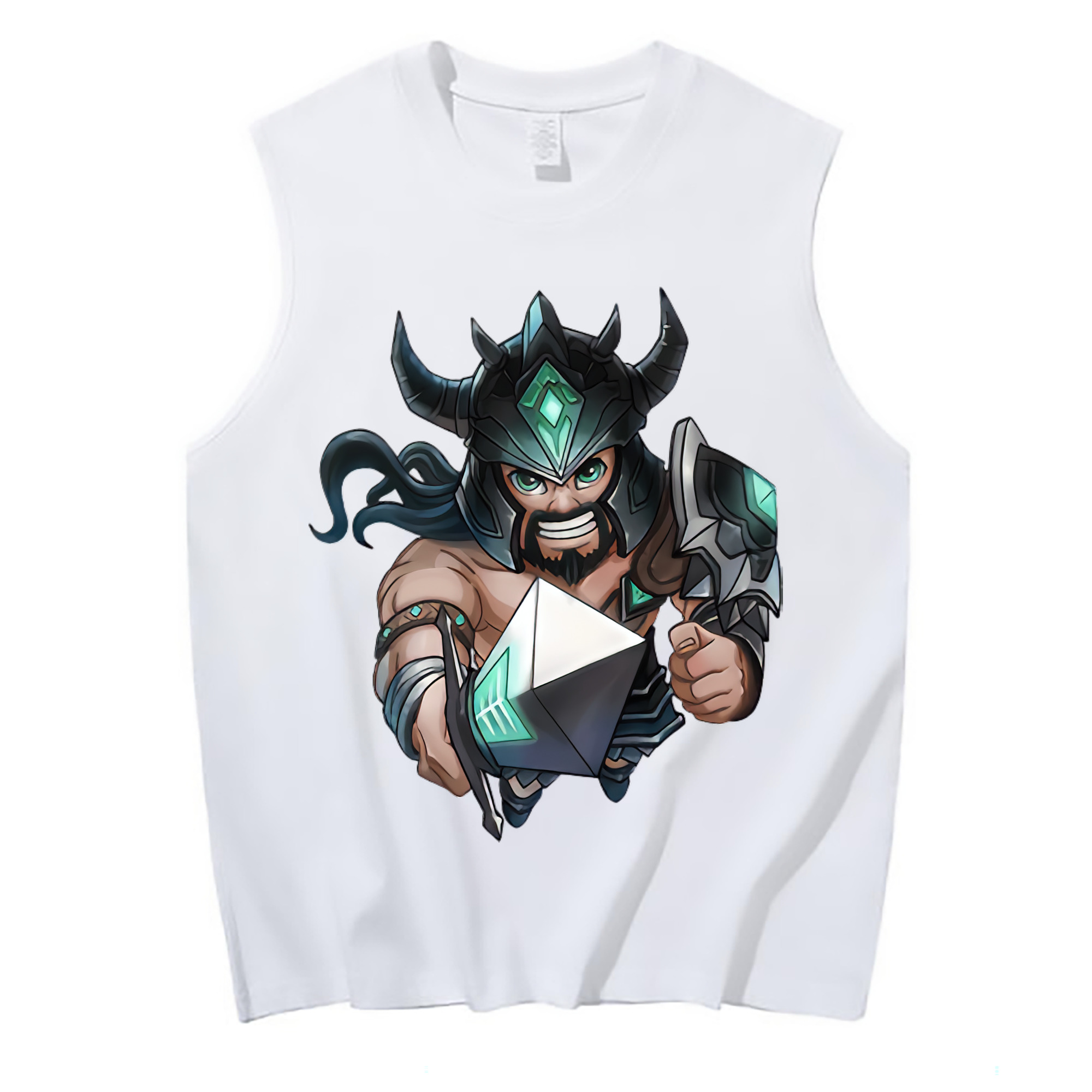 （画像用） リーグ・オブ・レジェンド League of Legends LOL コットン100％タンクトップ（フロントプリント）
