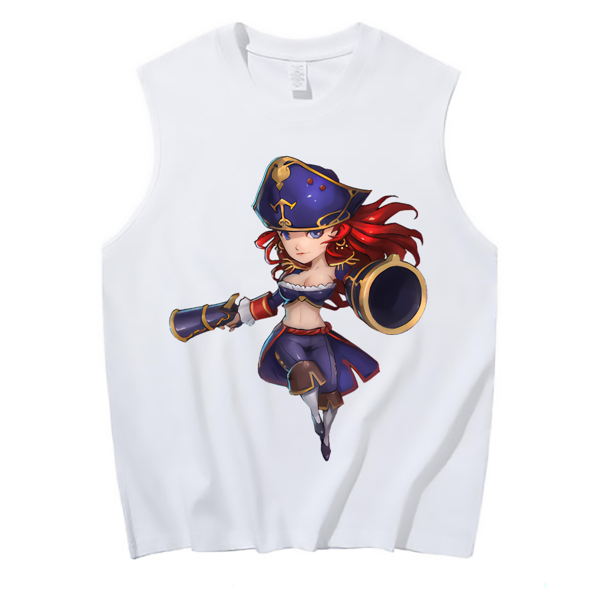 （画像用） リーグ・オブ・レジェンド League of Legends LOL コットン100％タンクトップ（フロントプリント）