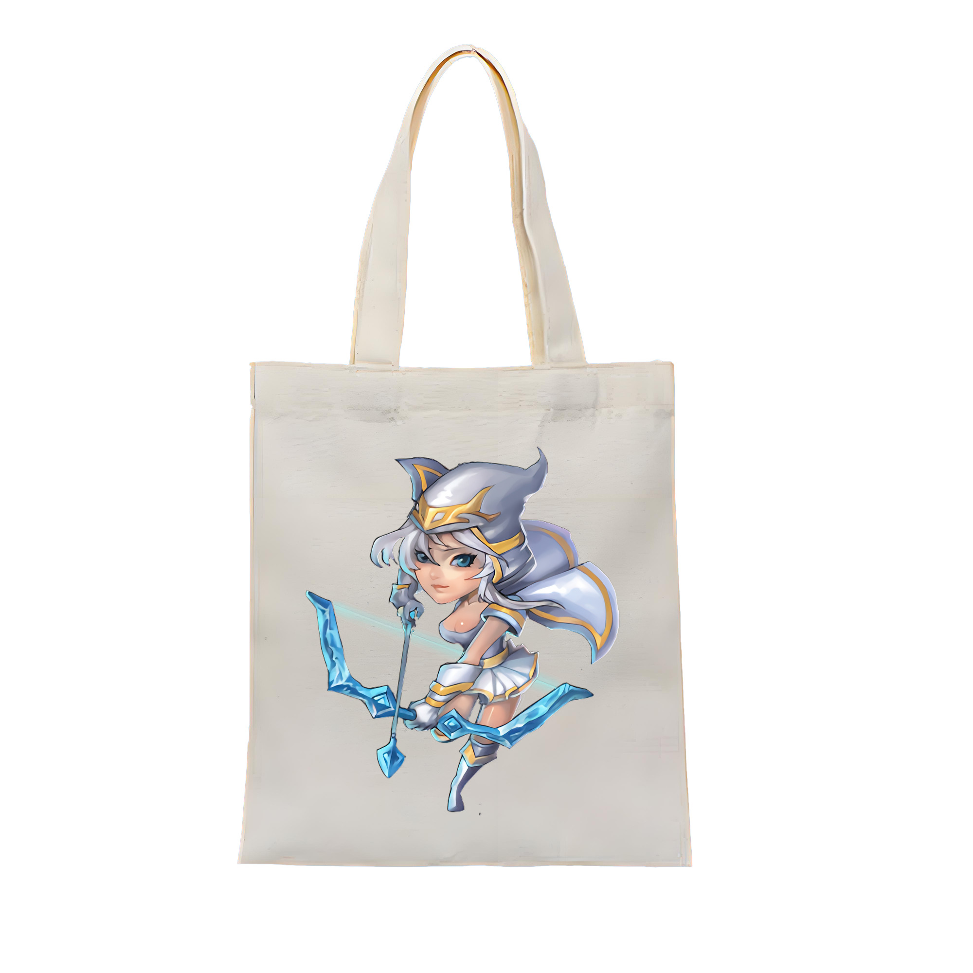 （画像用） リーグ・オブ・レジェンド League of Legends LOL 縦型キャンバス生地手提げバッグ　トートバッグ