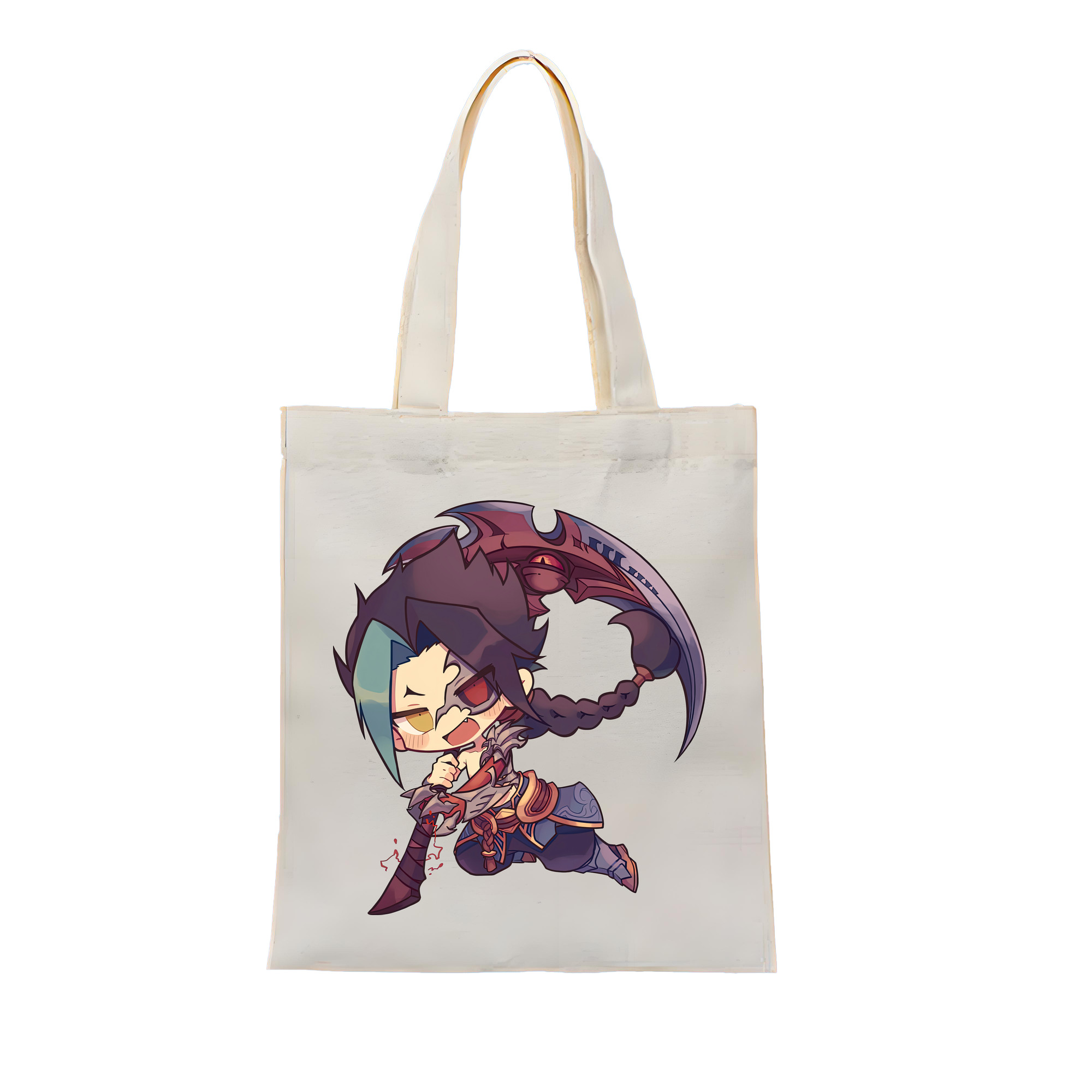（画像用） リーグ・オブ・レジェンド League of Legends LOL 縦型キャンバス生地手提げバッグ　トートバッグ