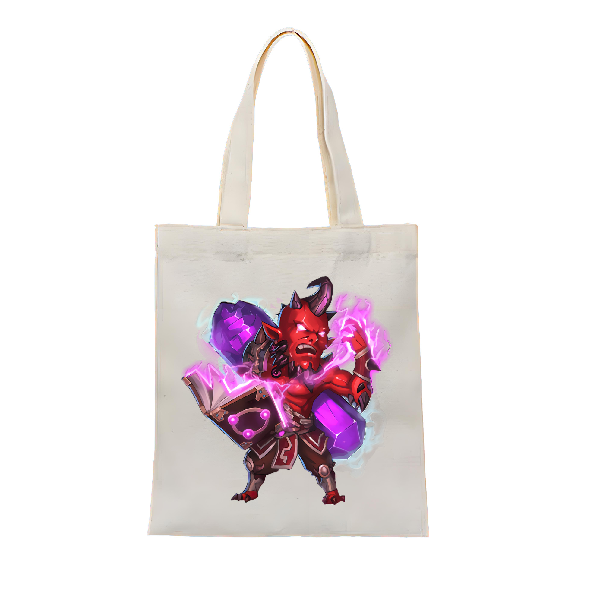 （画像用） リーグ・オブ・レジェンド League of Legends LOL 縦型キャンバス生地手提げバッグ　トートバッグ