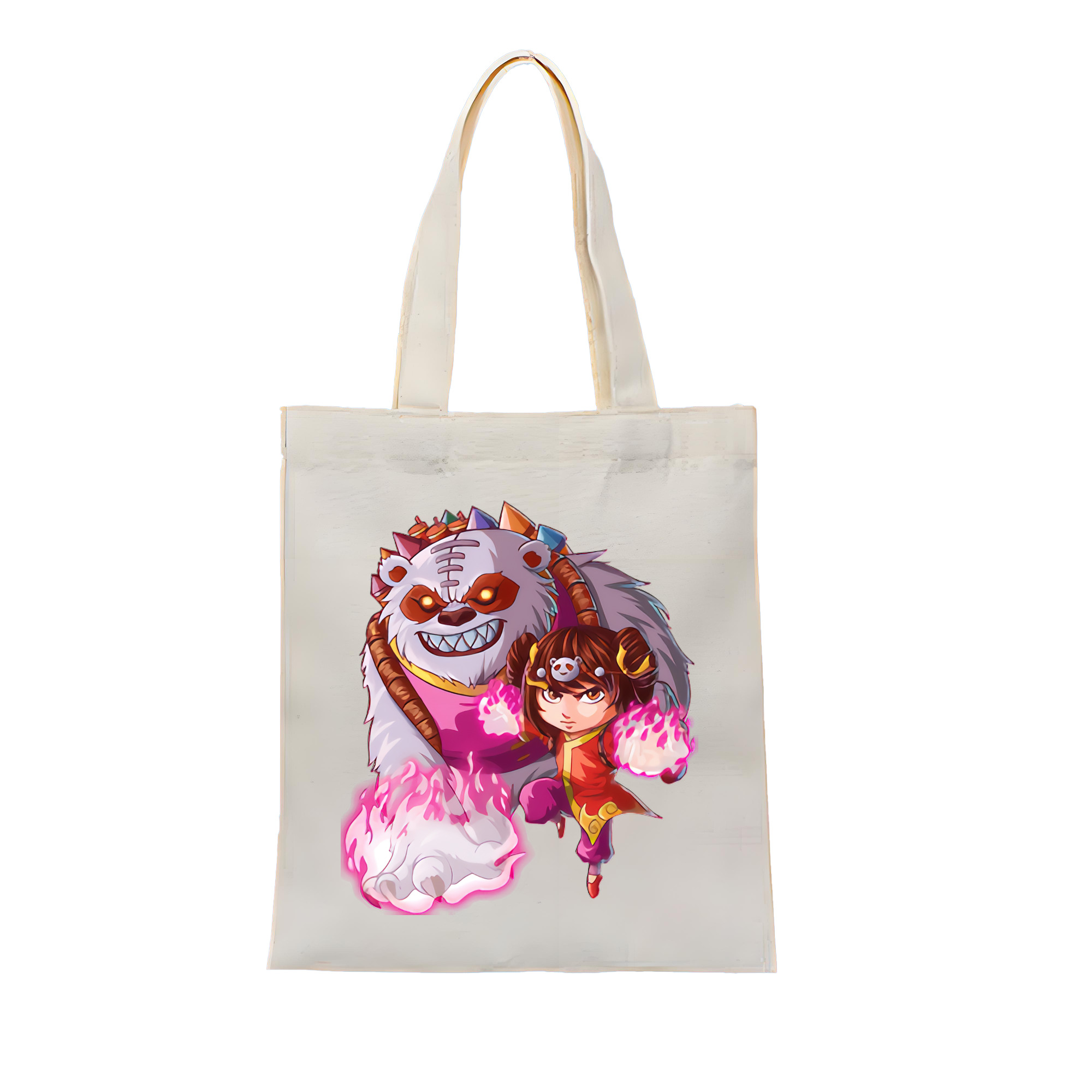 （画像用） リーグ・オブ・レジェンド League of Legends LOL 縦型キャンバス生地手提げバッグ　トートバッグ
