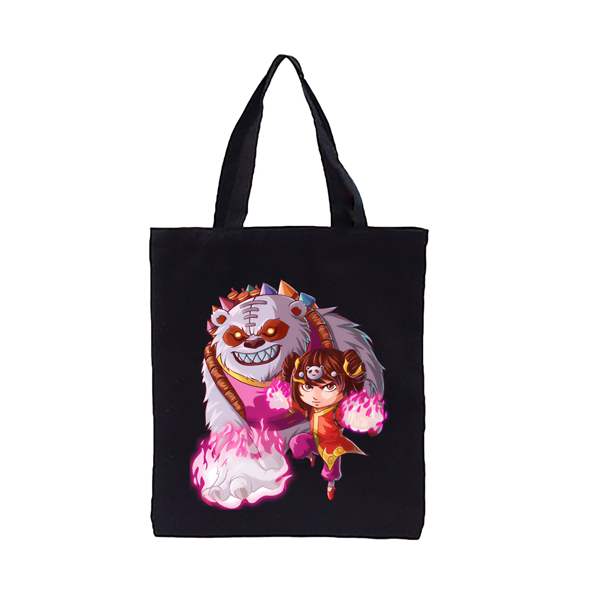 （画像用） リーグ・オブ・レジェンド League of Legends LOL 縦型キャンバス生地手提げバッグ　トートバッグ