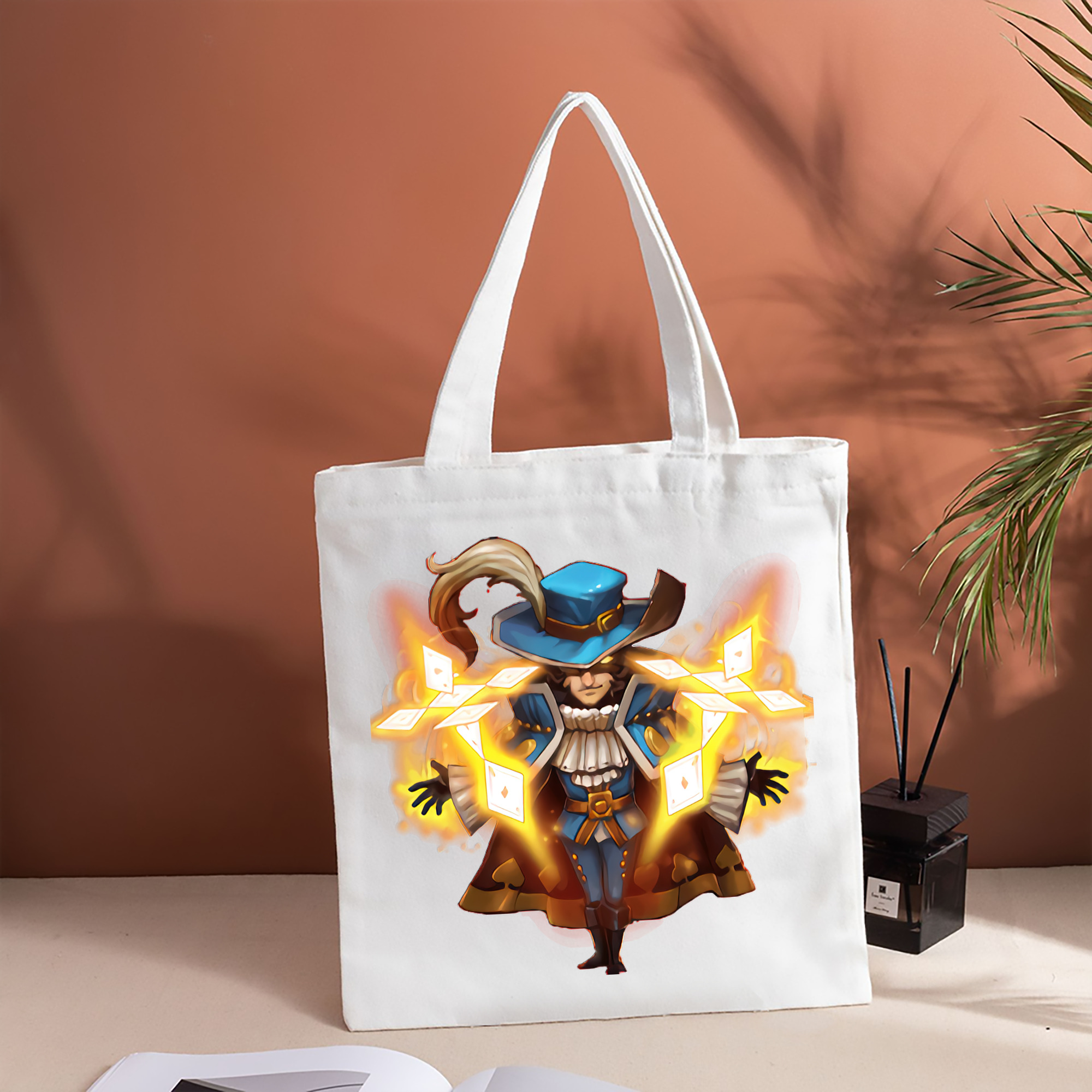 リーグ・オブ・レジェンド League of Legends LOL 縦型キャンバス生地手提げバッグ　トートバッグ
