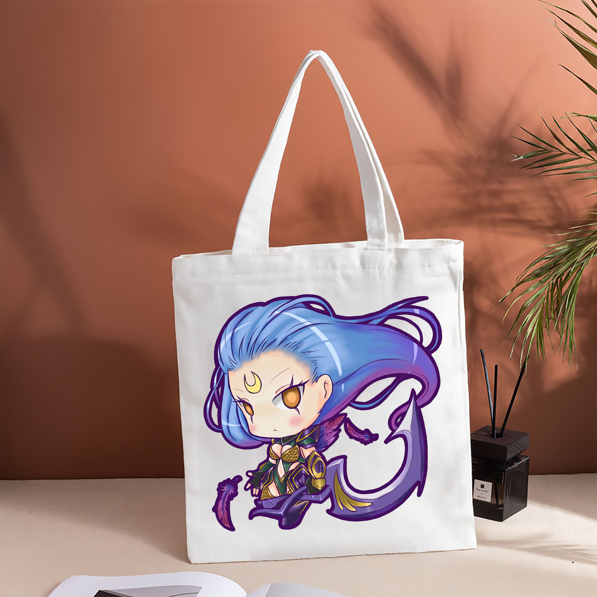 リーグ・オブ・レジェンド League of Legends LOL 縦型キャンバス生地手提げバッグ　トートバッグ