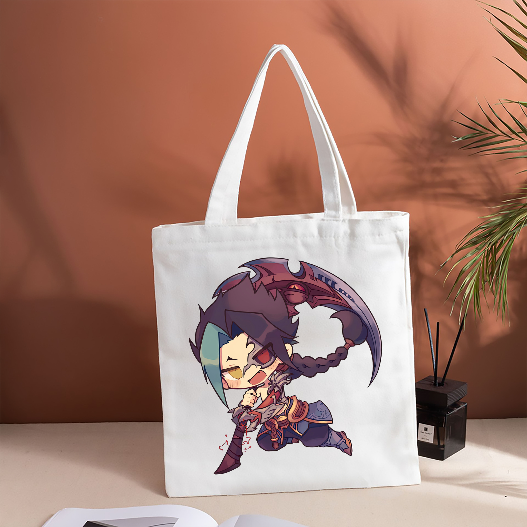 リーグ・オブ・レジェンド League of Legends LOL 縦型キャンバス生地手提げバッグ　トートバッグ