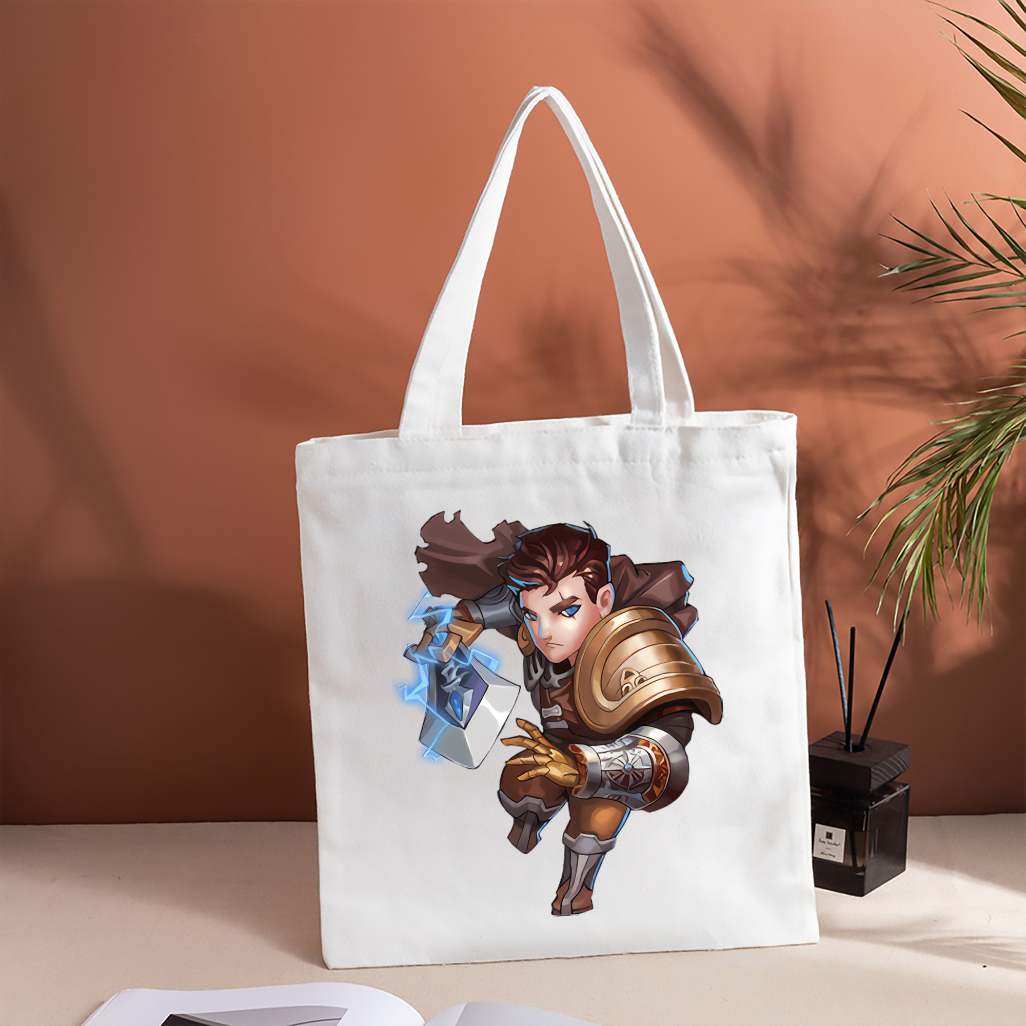 リーグ・オブ・レジェンド League of Legends LOL 縦型キャンバス生地手提げバッグ　トートバッグ