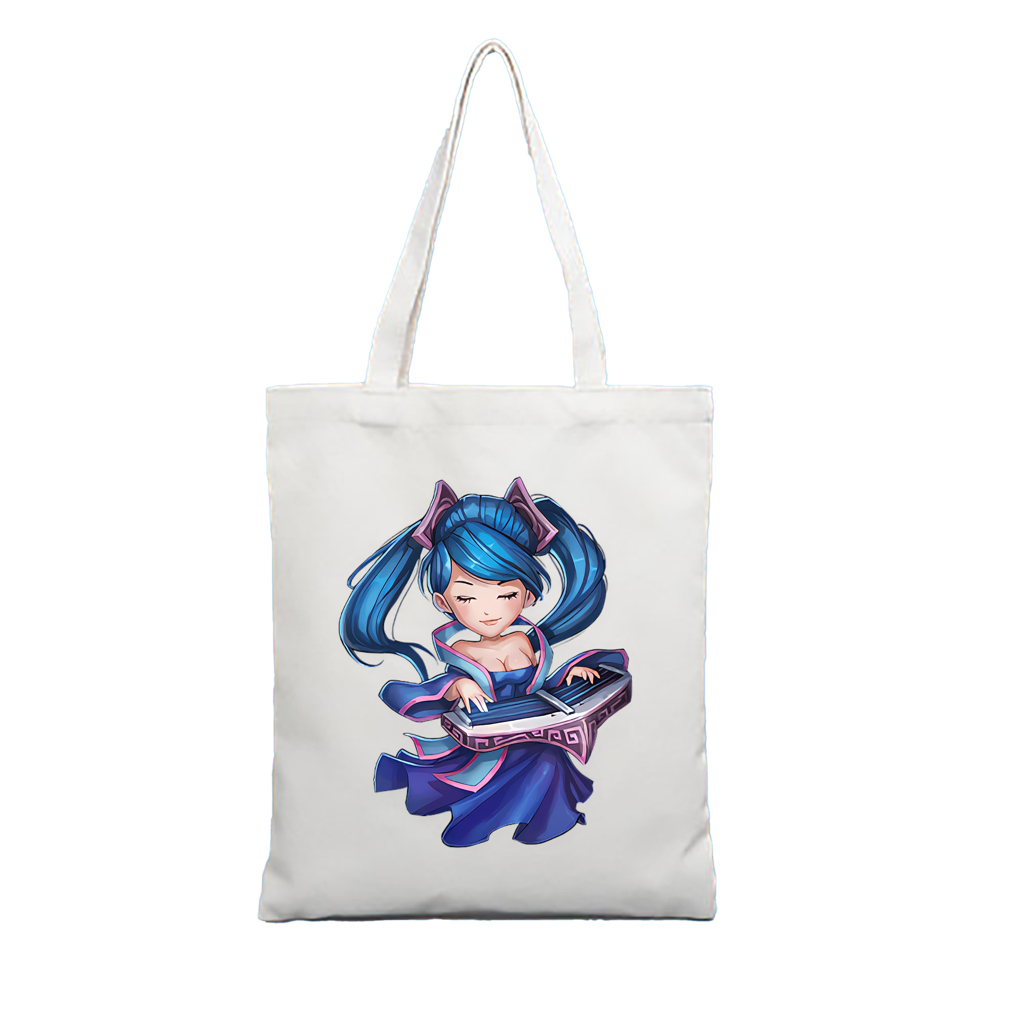 （画像用） リーグ・オブ・レジェンド League of Legends LOL 縦型キャンバス生地手提げバッグ　トートバッグ