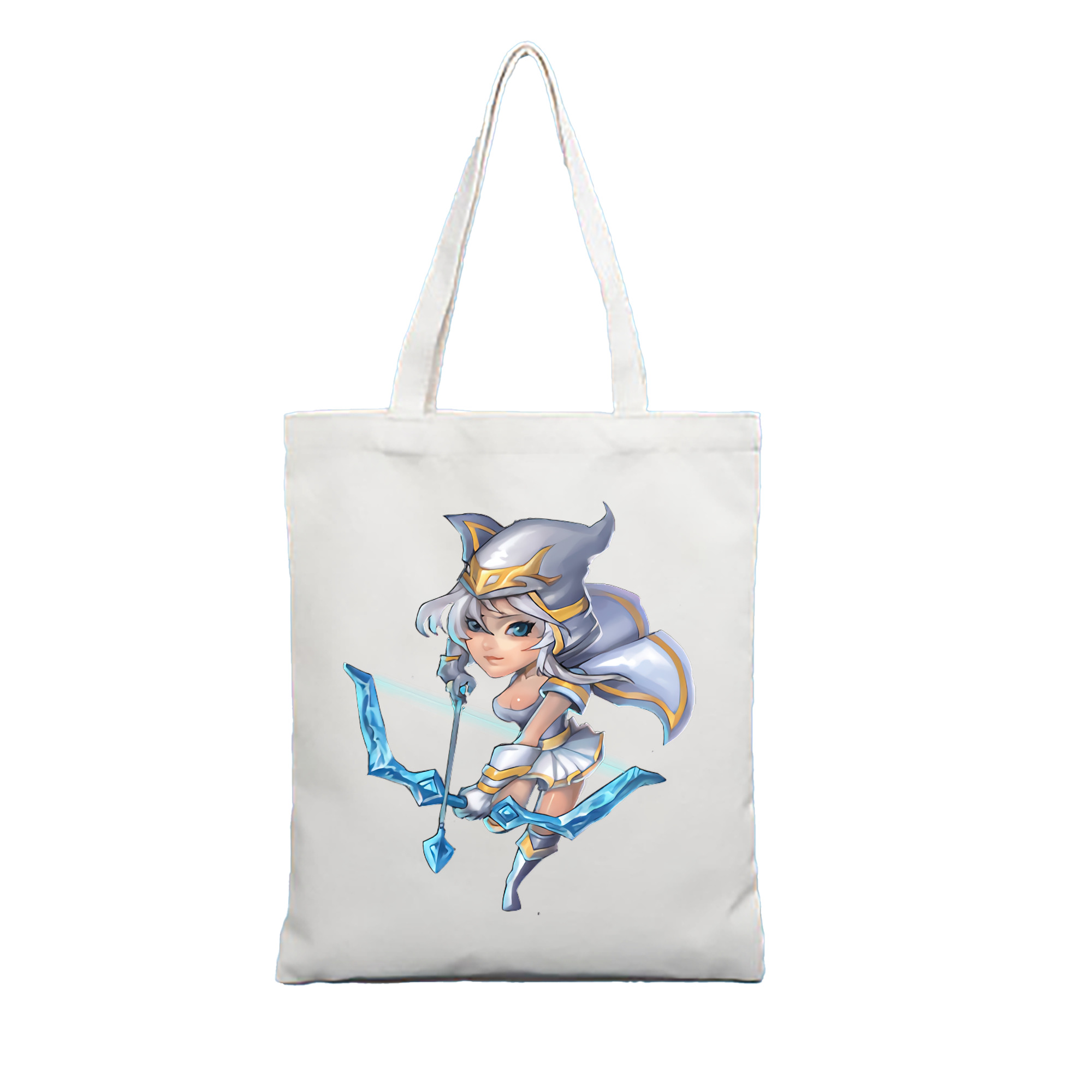 （画像用） リーグ・オブ・レジェンド League of Legends LOL 縦型キャンバス生地手提げバッグ　トートバッグ