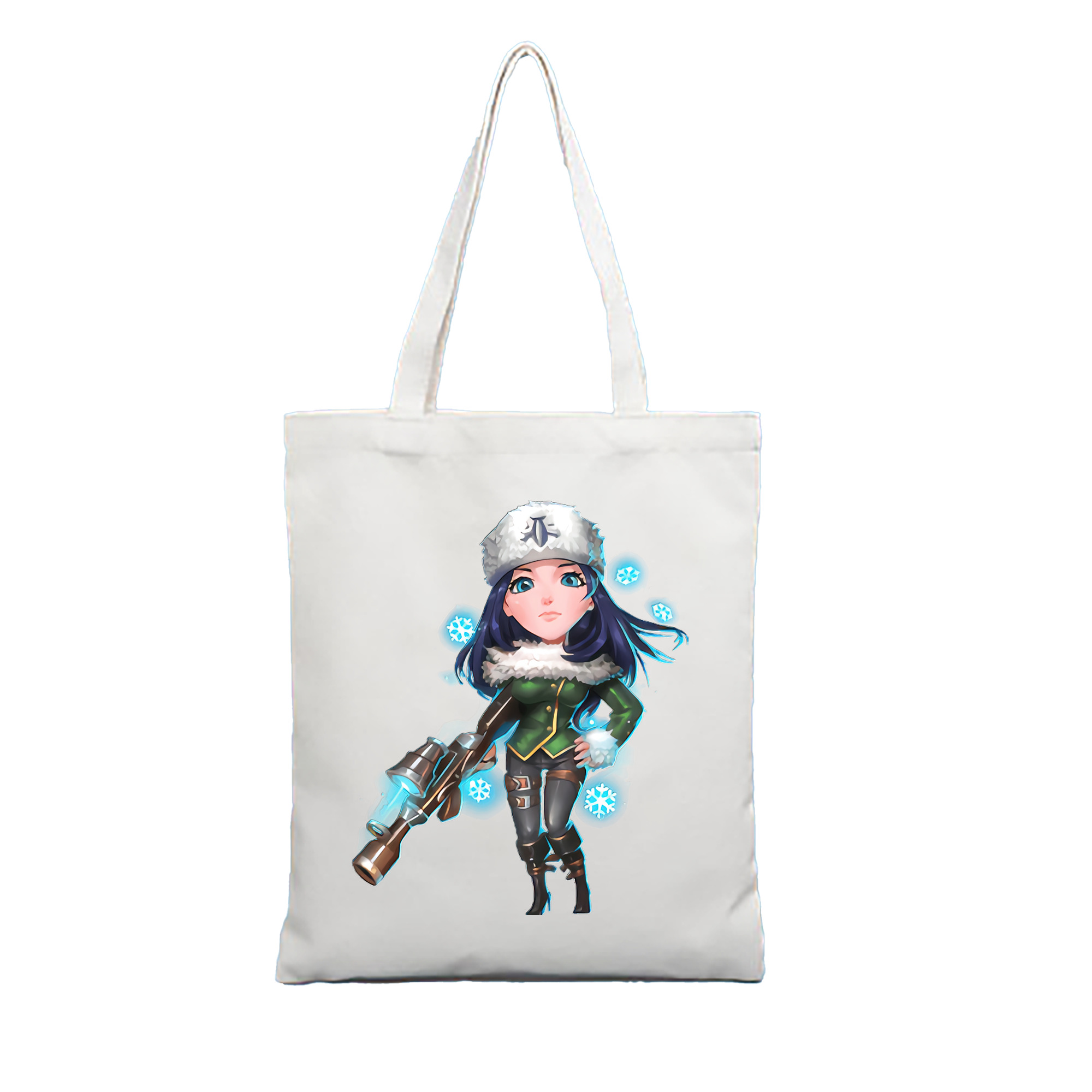 （画像用） リーグ・オブ・レジェンド League of Legends LOL 縦型キャンバス生地手提げバッグ　トートバッグ