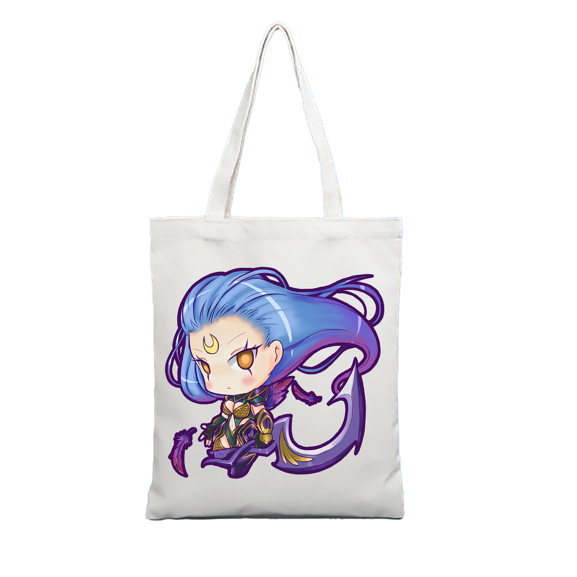 （画像用） リーグ・オブ・レジェンド League of Legends LOL 縦型キャンバス生地手提げバッグ　トートバッグ
