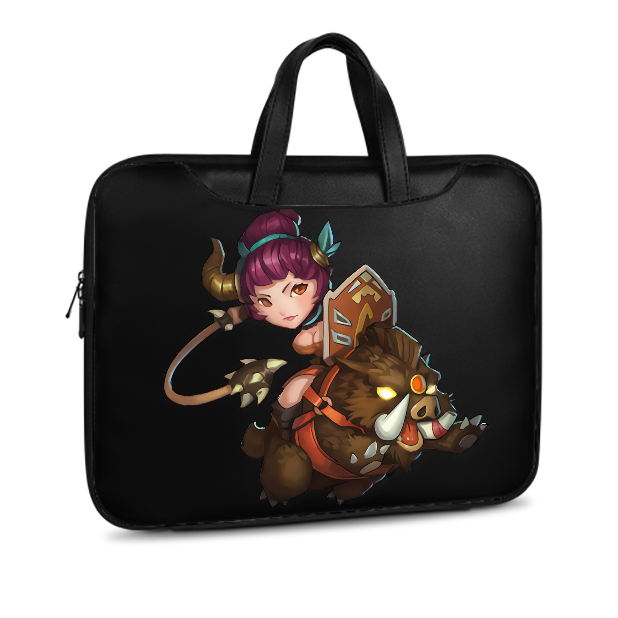 （画像用） リーグ・オブ・レジェンド League of Legends LOL レザーラップトップバッグ　ノートパソコンケース