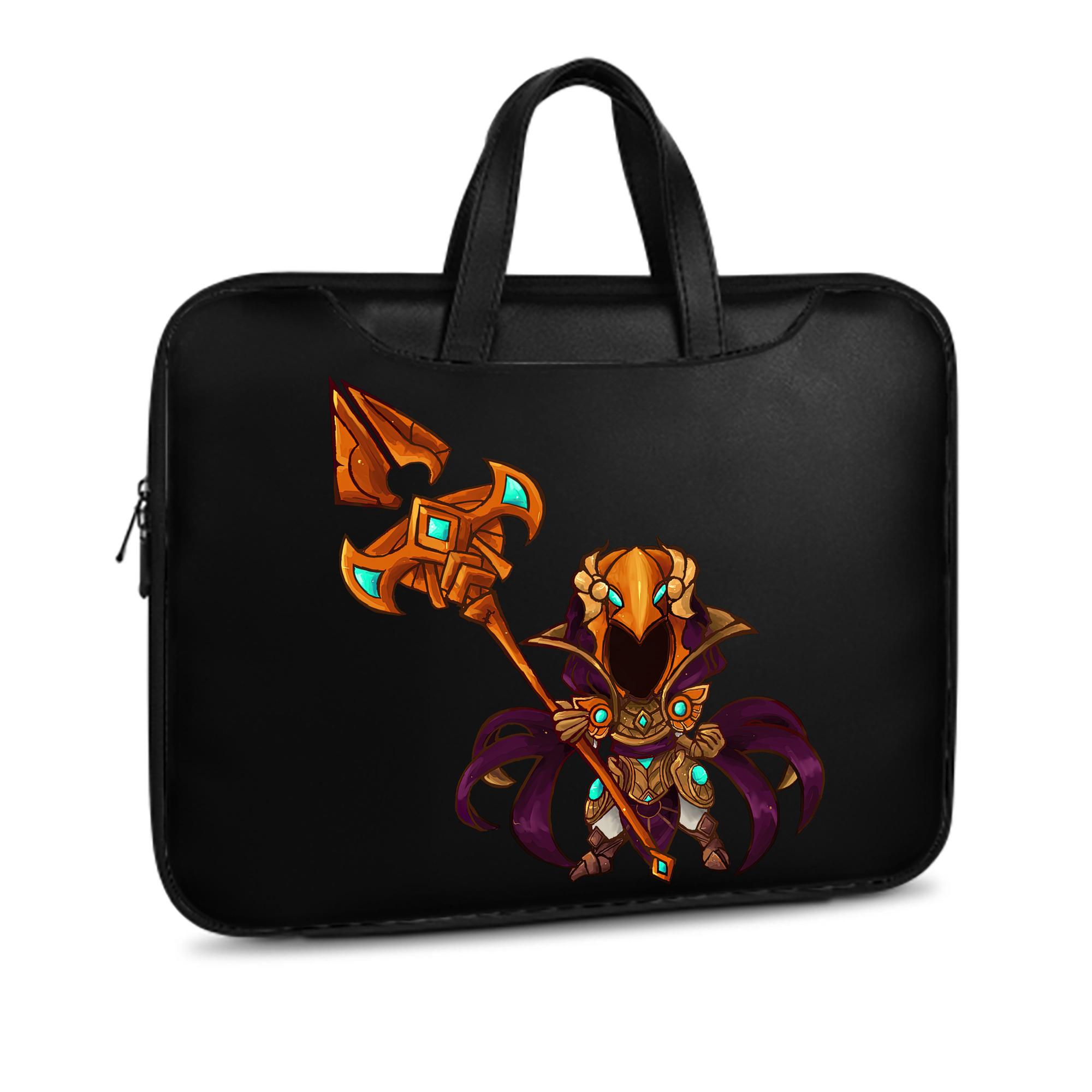 （画像用） リーグ・オブ・レジェンド League of Legends LOL レザーラップトップバッグ　ノートパソコンケース