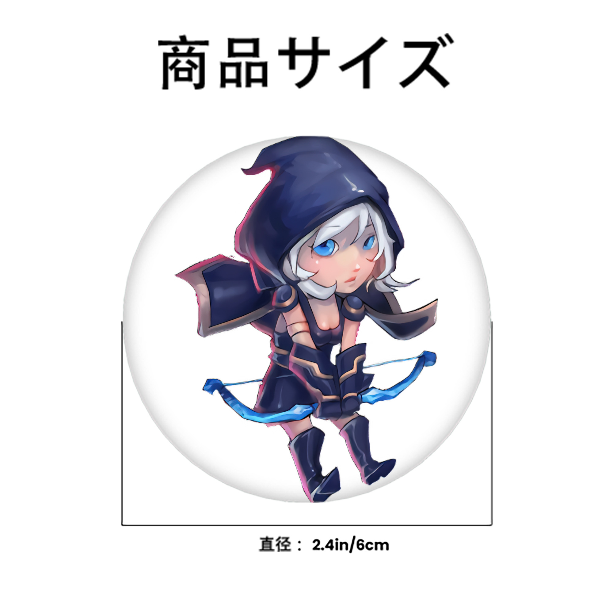 リーグ・オブ・レジェンド League of Legends LOL 6cm 缶バッジ 複数セット