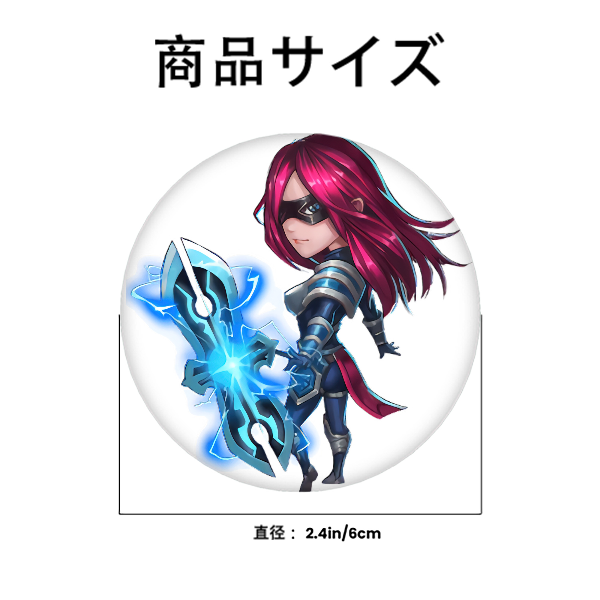 リーグ・オブ・レジェンド League of Legends LOL 6cm 缶バッジ 複数セット