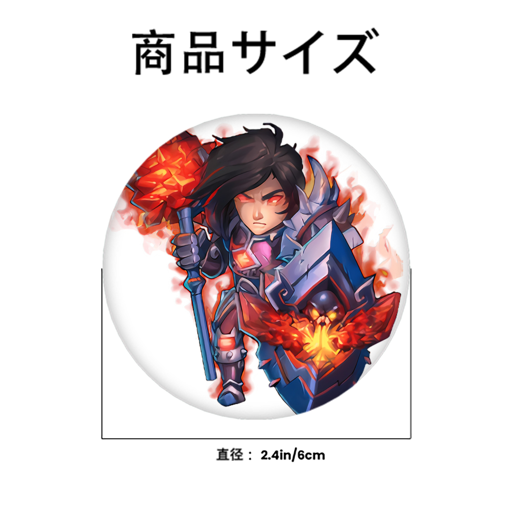 リーグ・オブ・レジェンド League of Legends LOL 6cm 缶バッジ 複数セット
